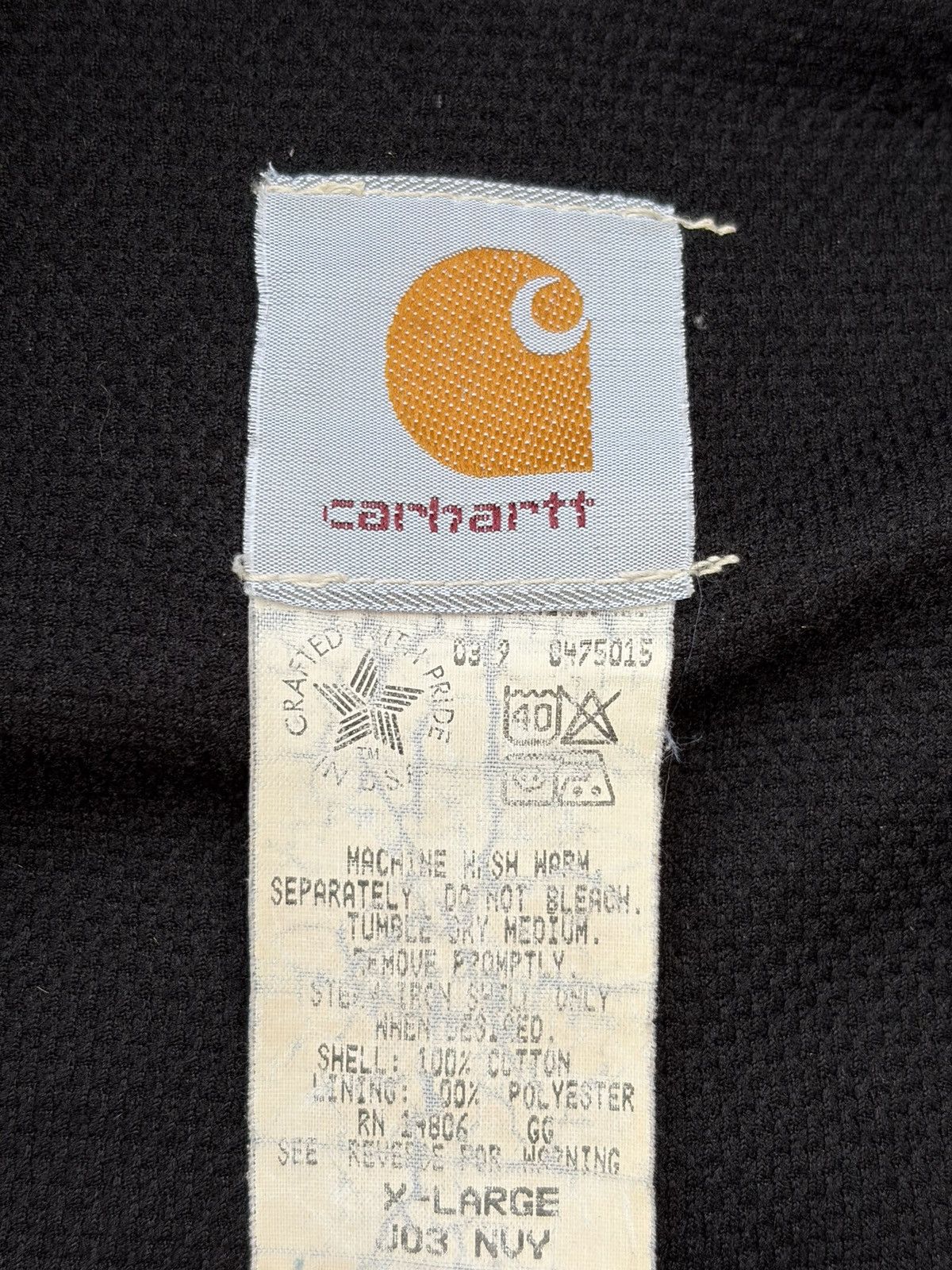 Carhartt Vintage 1999 Sunfaded Carhartt Active Hooded Jacket Size US XL / EU 56 / 4 - 6 Thumbnail