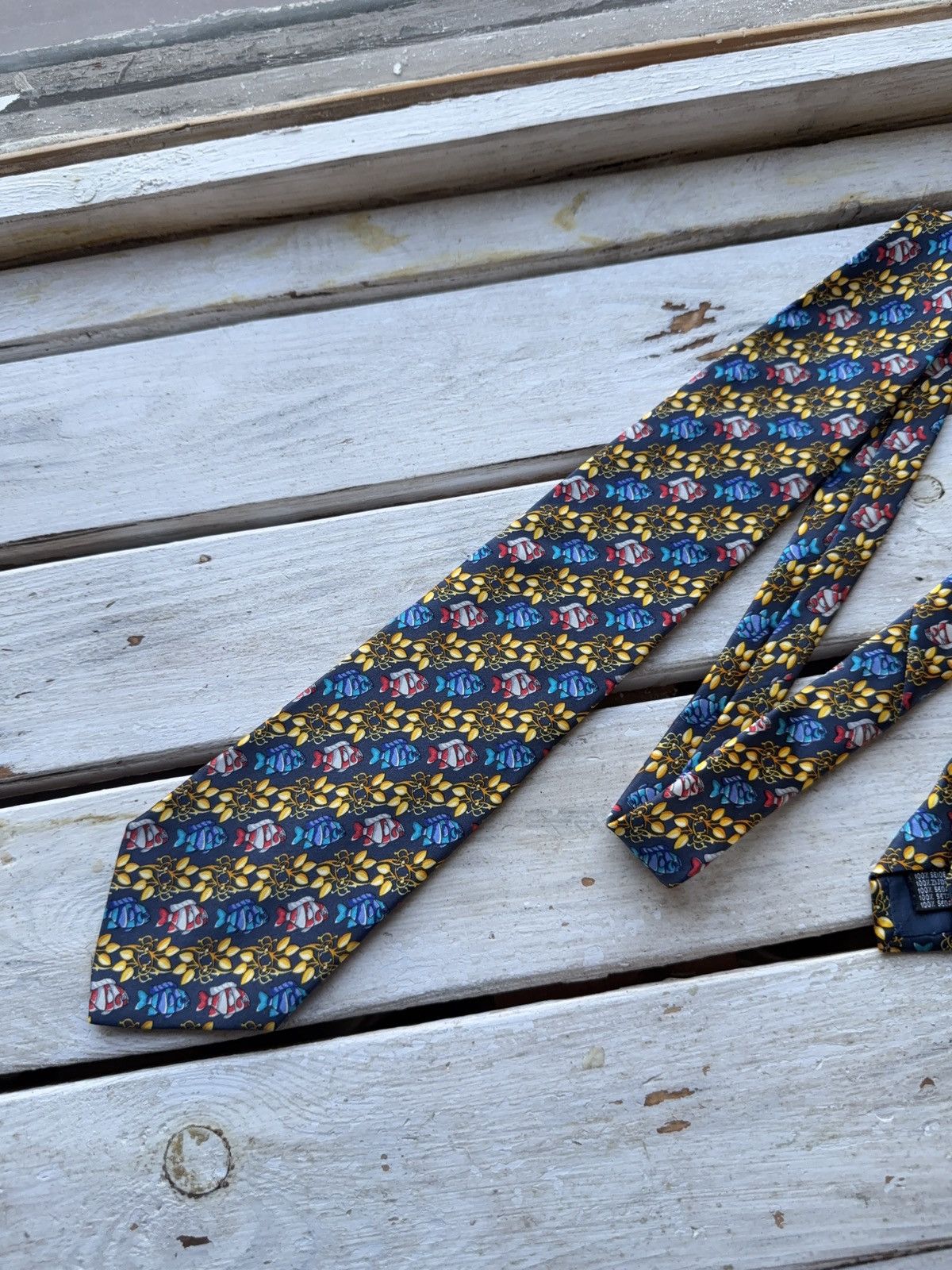 Designer × MCM Vintage MCM Silk Tie – Heraldic Baroque Pattern Italy Size ONE SIZE - 2 Thumbnail