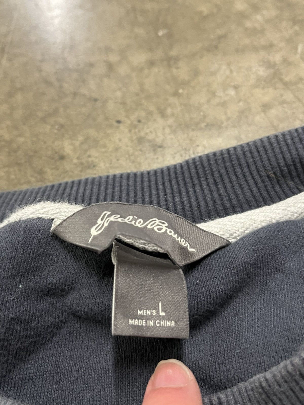 Eddie Bauer × Vintage Eddie Bauer vintage spell out crewneck preppy outdoors Size US L / EU 52-54 / 3 - 5 Thumbnail