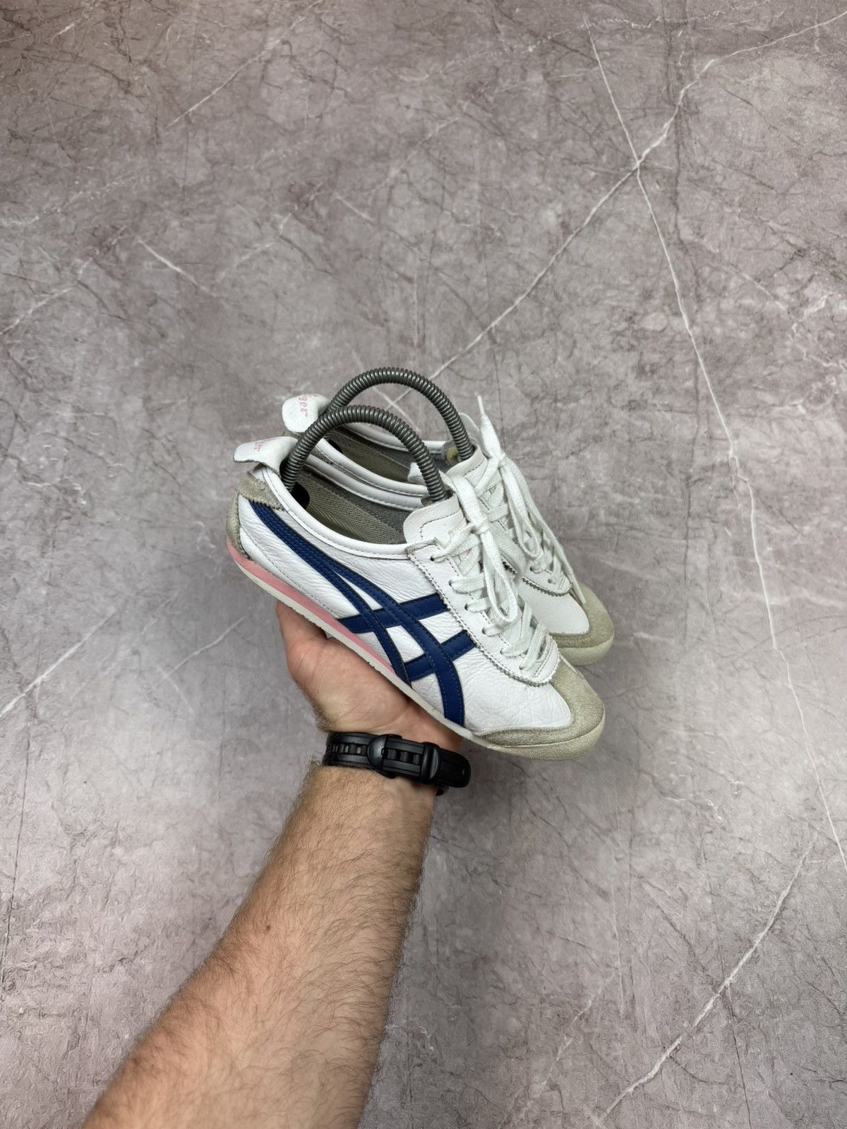 Asics Vintage Onitsuka Tiger Asics White Shoes Mexico 66 Y2K Rare Size US 6 / IT 36 - 3 Thumbnail