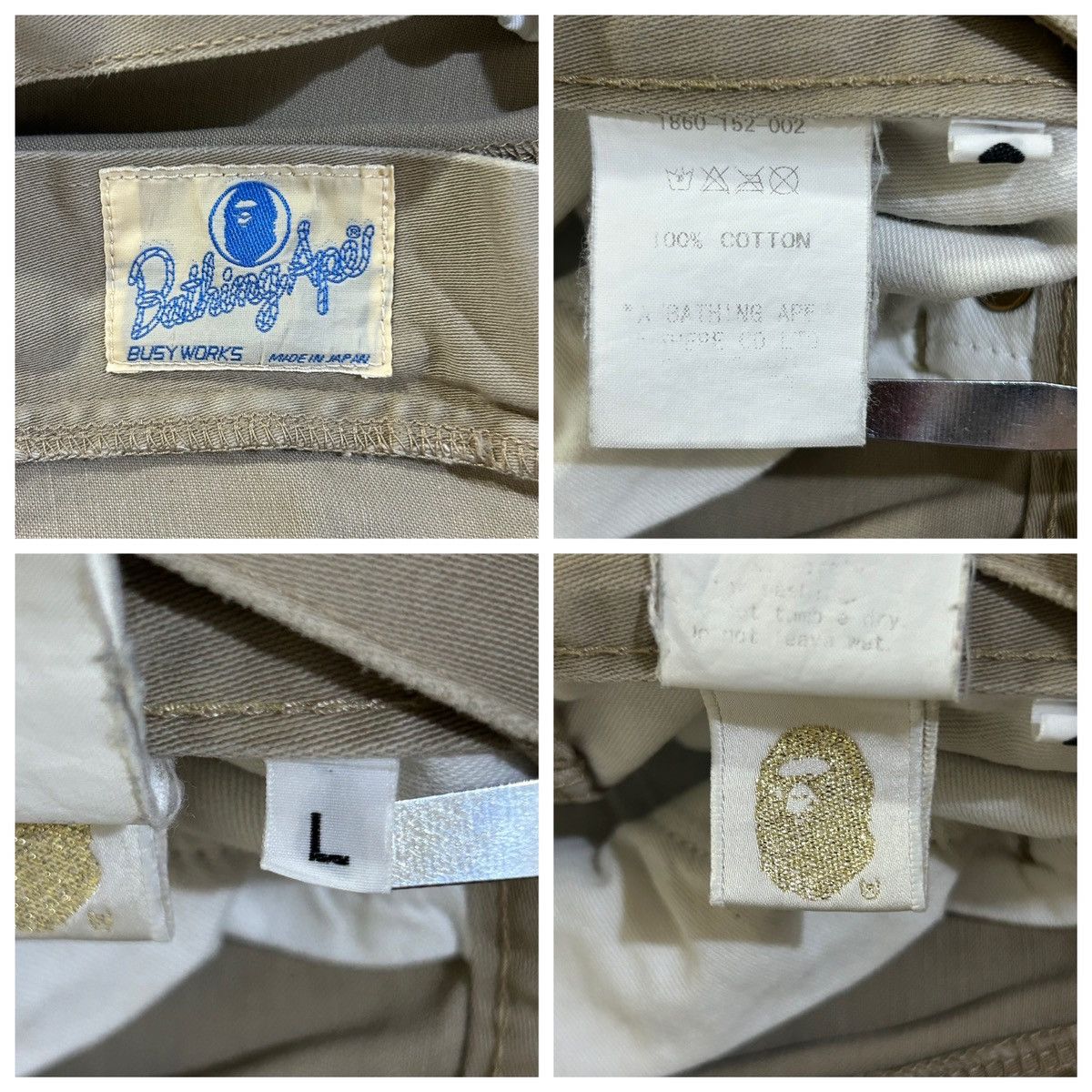 Bape Chino Pants Size US 33 - 8 Thumbnail