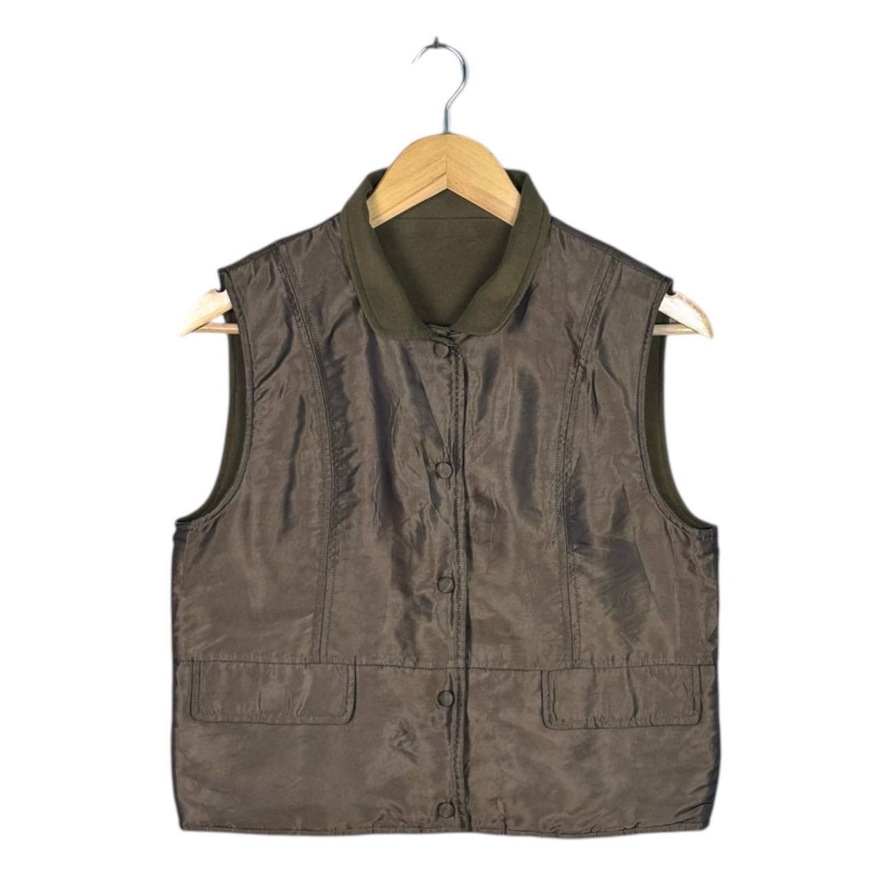 Lancel Lancel Brown Reversible Vest Jacket Size US S / EU 44-46 / 1 - 1 Thumbnail