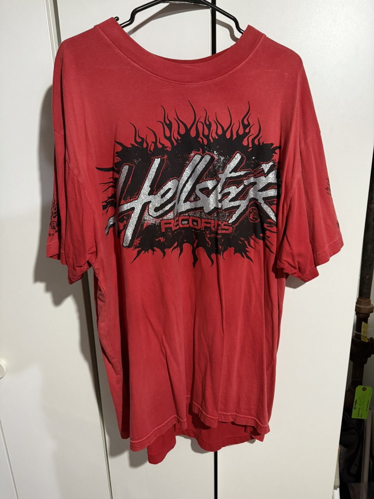 HELLSTAR Red Hellstar Records Glitter Shirt Size XL Size US XL / EU 56 / 4 - 2 Thumbnail