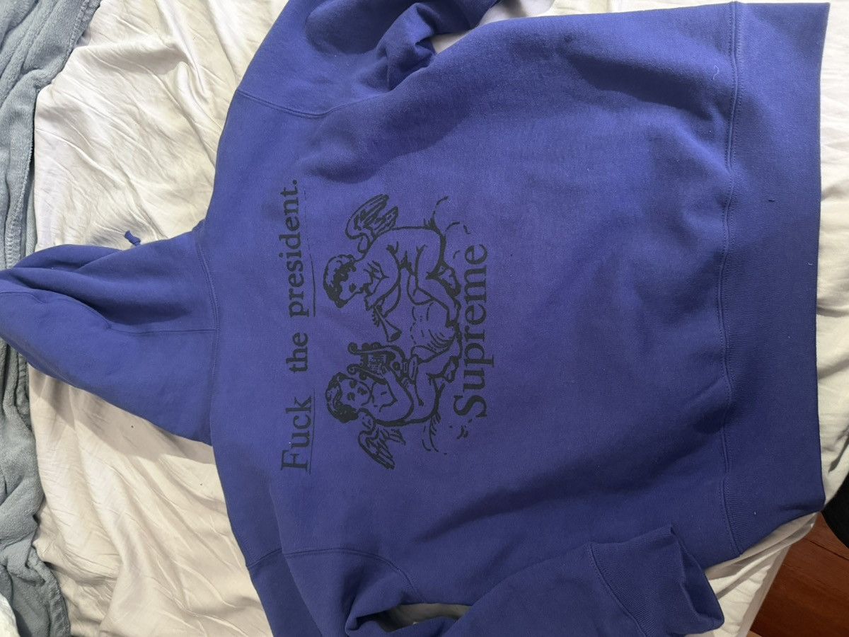 Supreme Supreme F the president hoodie Size US S / EU 44-46 / 1 - 2 Thumbnail