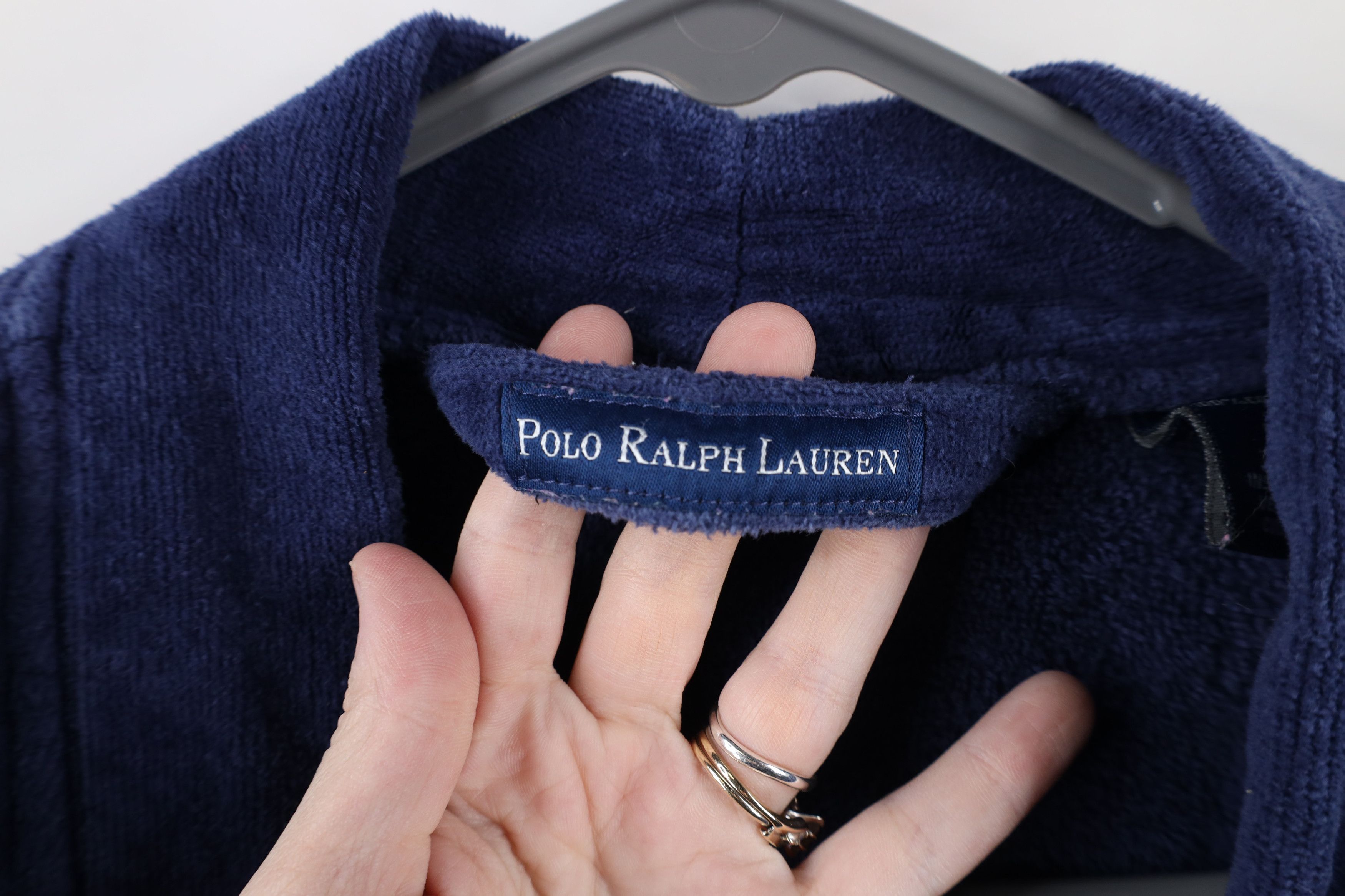 Polo Ralph Lauren Vintage 90s Ralph Lauren Faded Heavy Belted Bath Robe Size US M / EU 48-50 / 2 - 12 Thumbnail