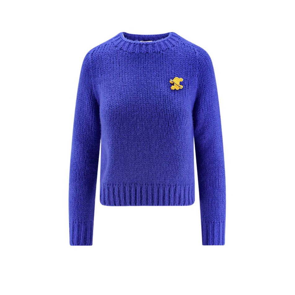 CELINE $2350 Royal Blue Cashmere Sweater New & Authentic (Wo
