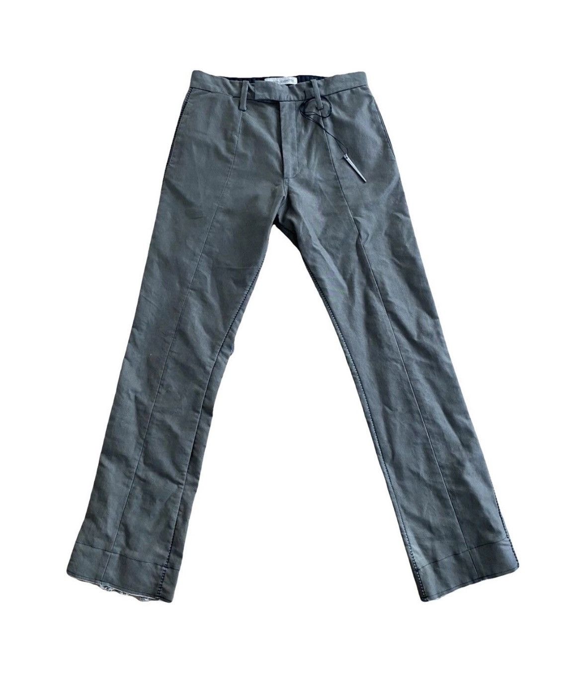 Marcel Everette Moleskin Overlock Trouser - Charred Oak Size US 30 / EU 46 - 1 Thumbnail