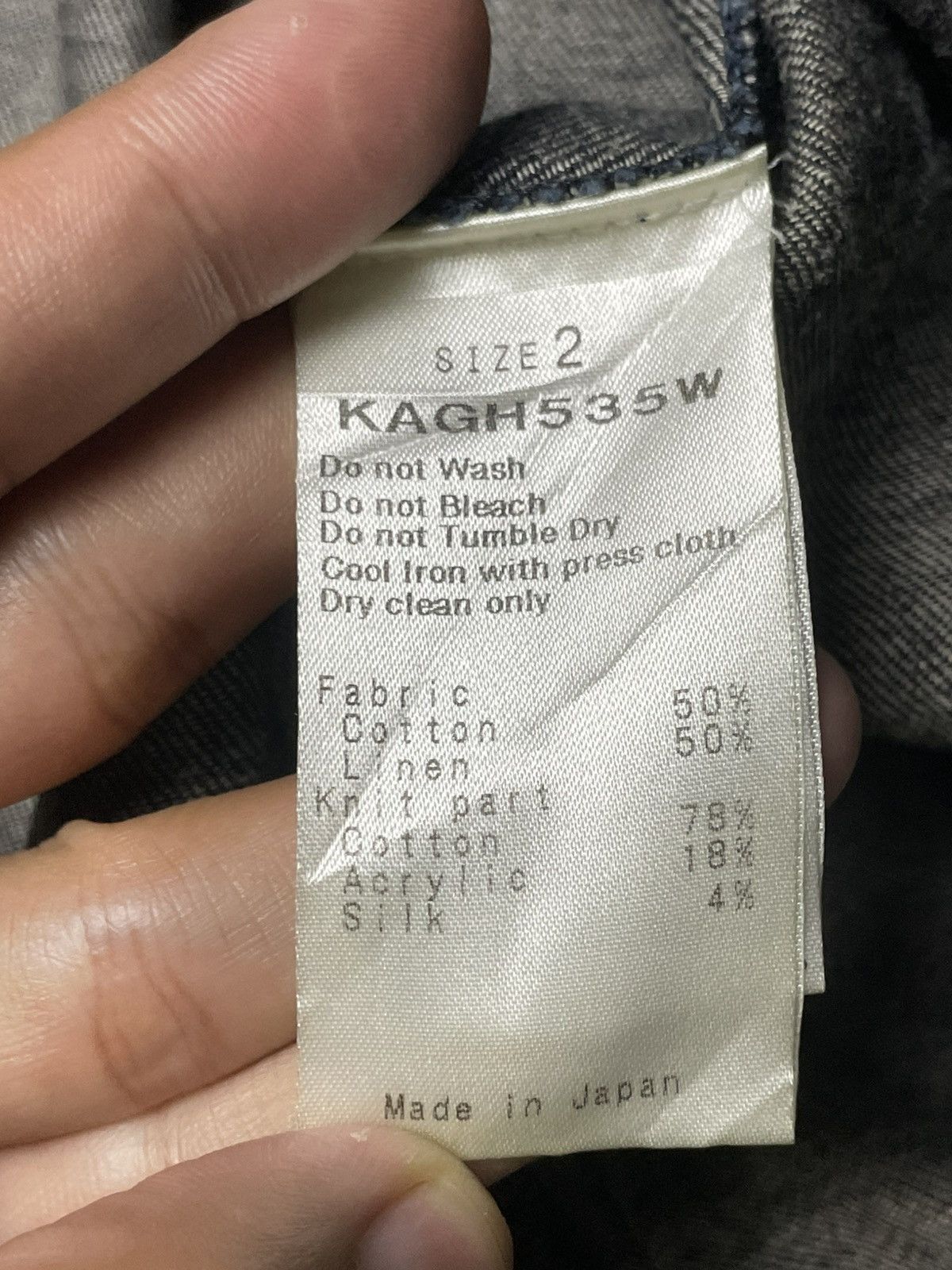 Japanese Brand × Vintage Japanese Brand Long Buttoned Denim Jacket (96) Size US S / EU 44-46 / 1 - 8 Thumbnail