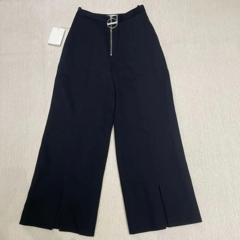 Givenchy Givenchy Summer Black Wool Women's Casual Pants 0089 Size 40" / US 18 - 1 Thumbnail