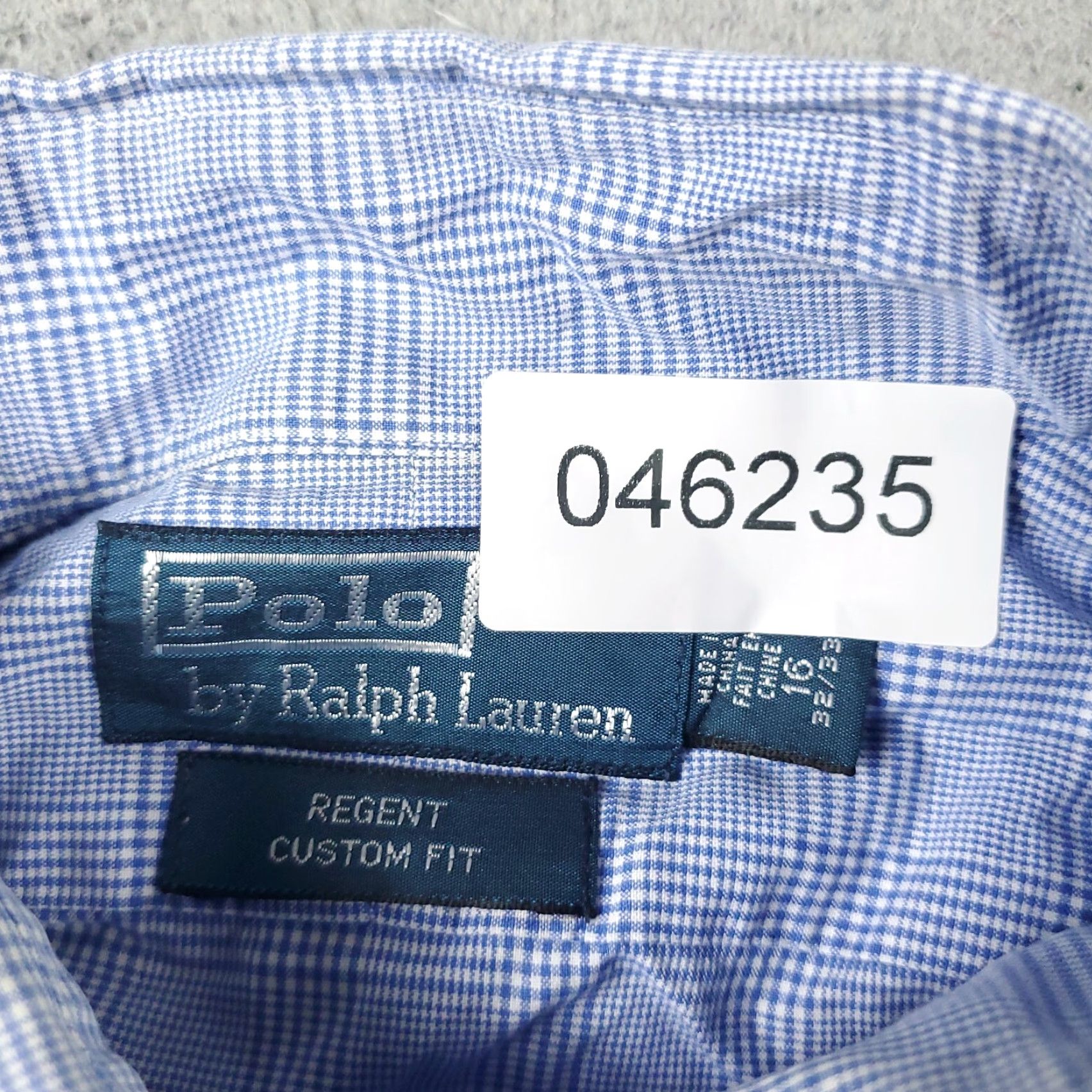 Ralph Lauren Ralph Lauren Dress Shirt Blue Plaid Button-Up Long Sleeve Adult 16 Mens Size 42R - 7 Thumbnail