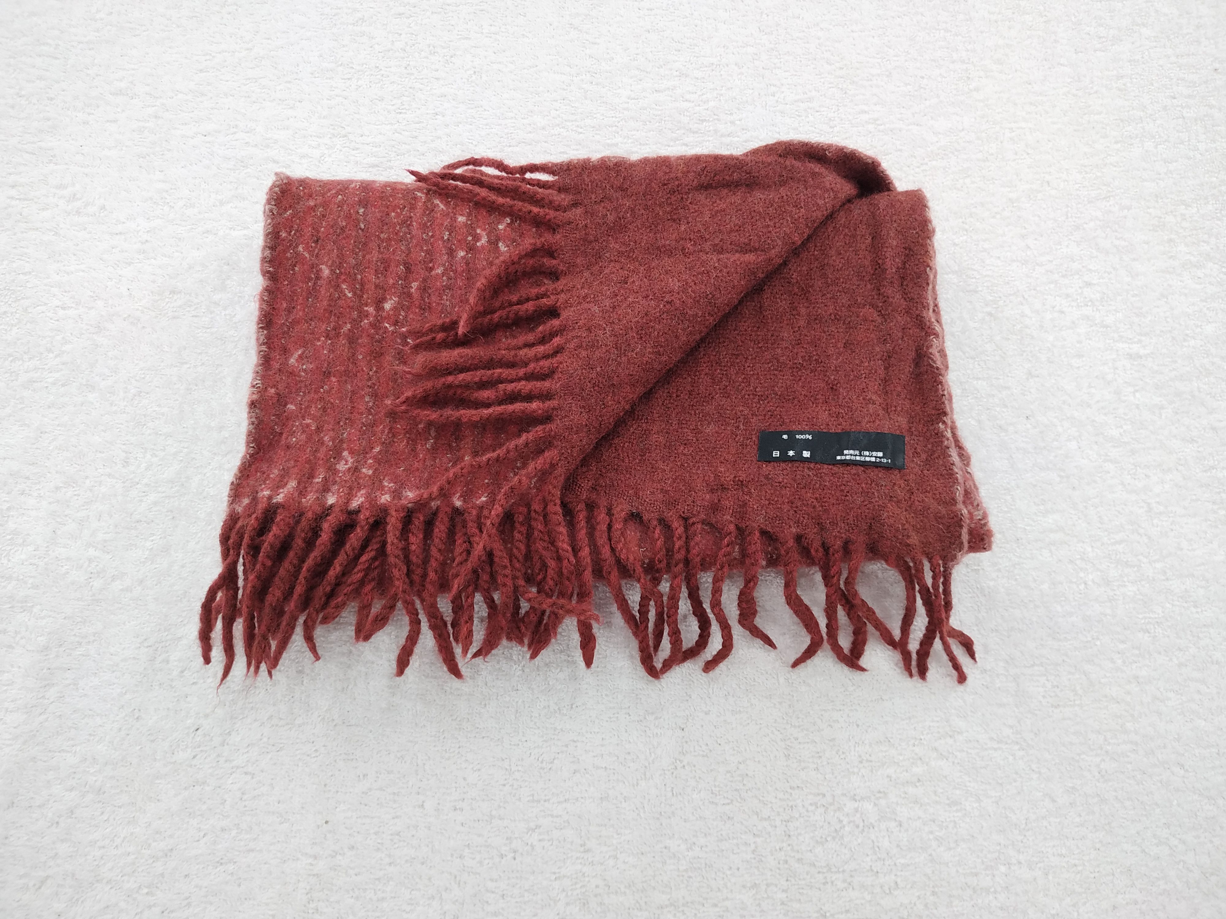 Takeo Kikuchi Vintage Takeo Kikuchi Wool Scarf/Muffler/Neckwear MF039 Size ONE SIZE - 3 Thumbnail