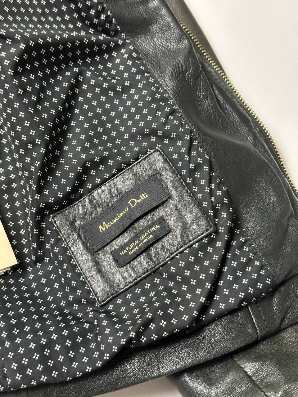 Massimo Dutti Massimo Dutti Real Leather Biker Jacket Size S Size S / US 4 / IT 40 - 7 Thumbnail