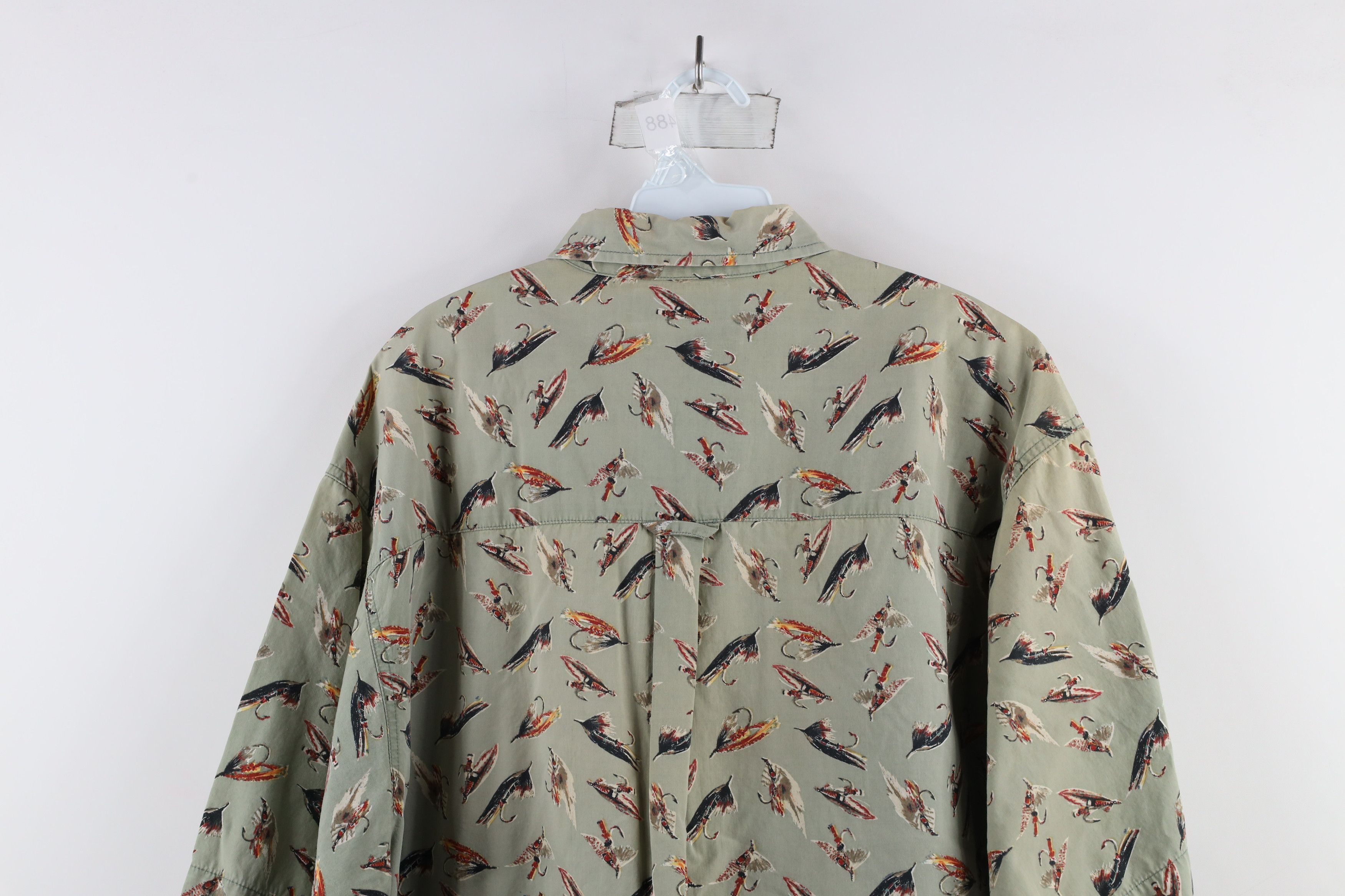Columbia × Vintage Vintage 90s Columbia All Over Print Button Down Shirt Size US XL / EU 56 / 4 - 14 Thumbnail