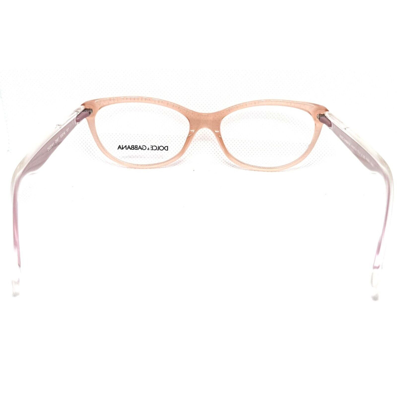 Dolce & Gabbana DOLCE & GABBANA DG 3141 2587 BLUSH PINK EYEGLASSES 53-16 Size ONE SIZE - 3 Thumbnail