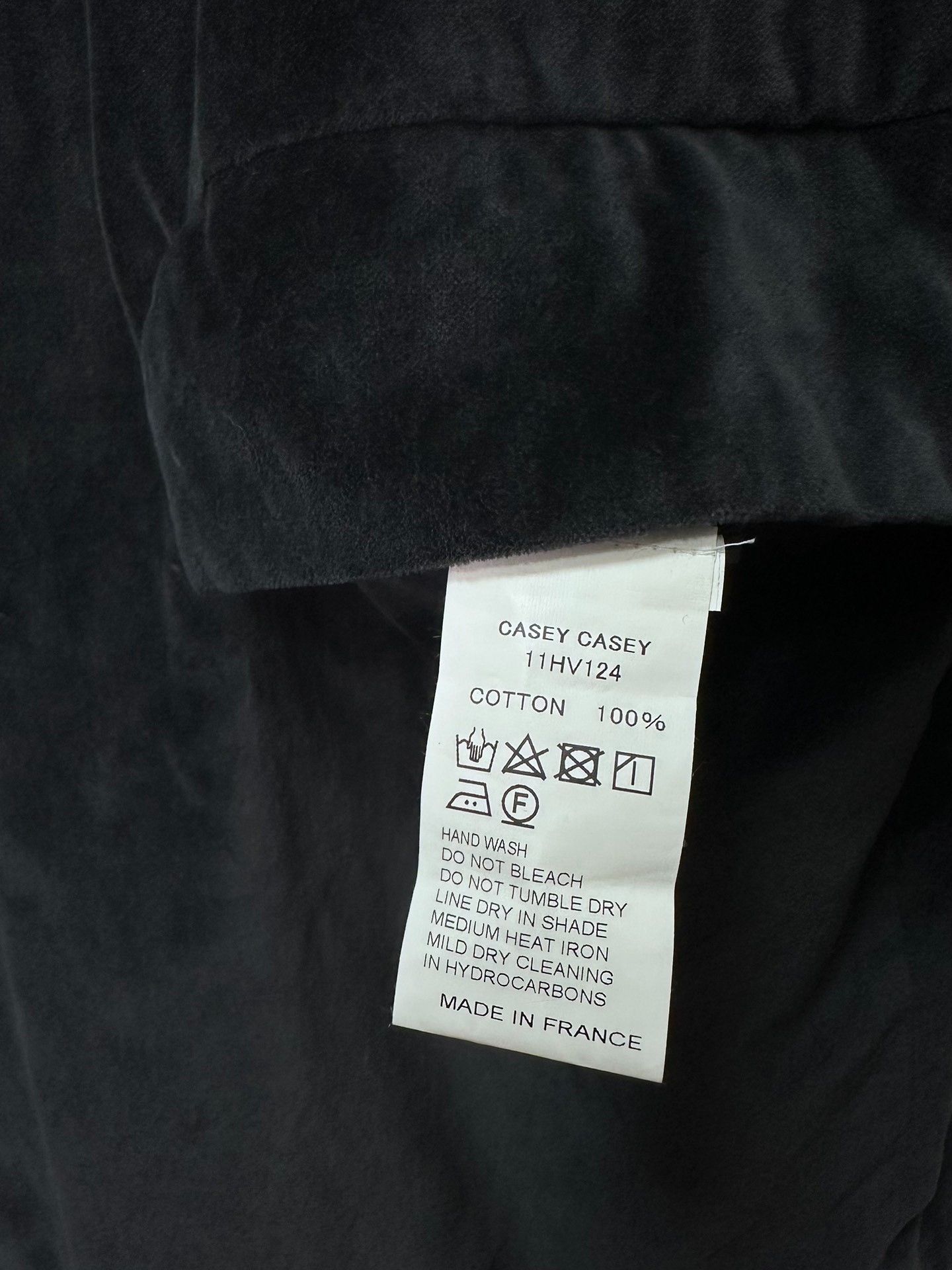 Casey Casey casey casey Black Gray Velvet Blazer Size US S / EU 44-46 / 1 - 9 Thumbnail