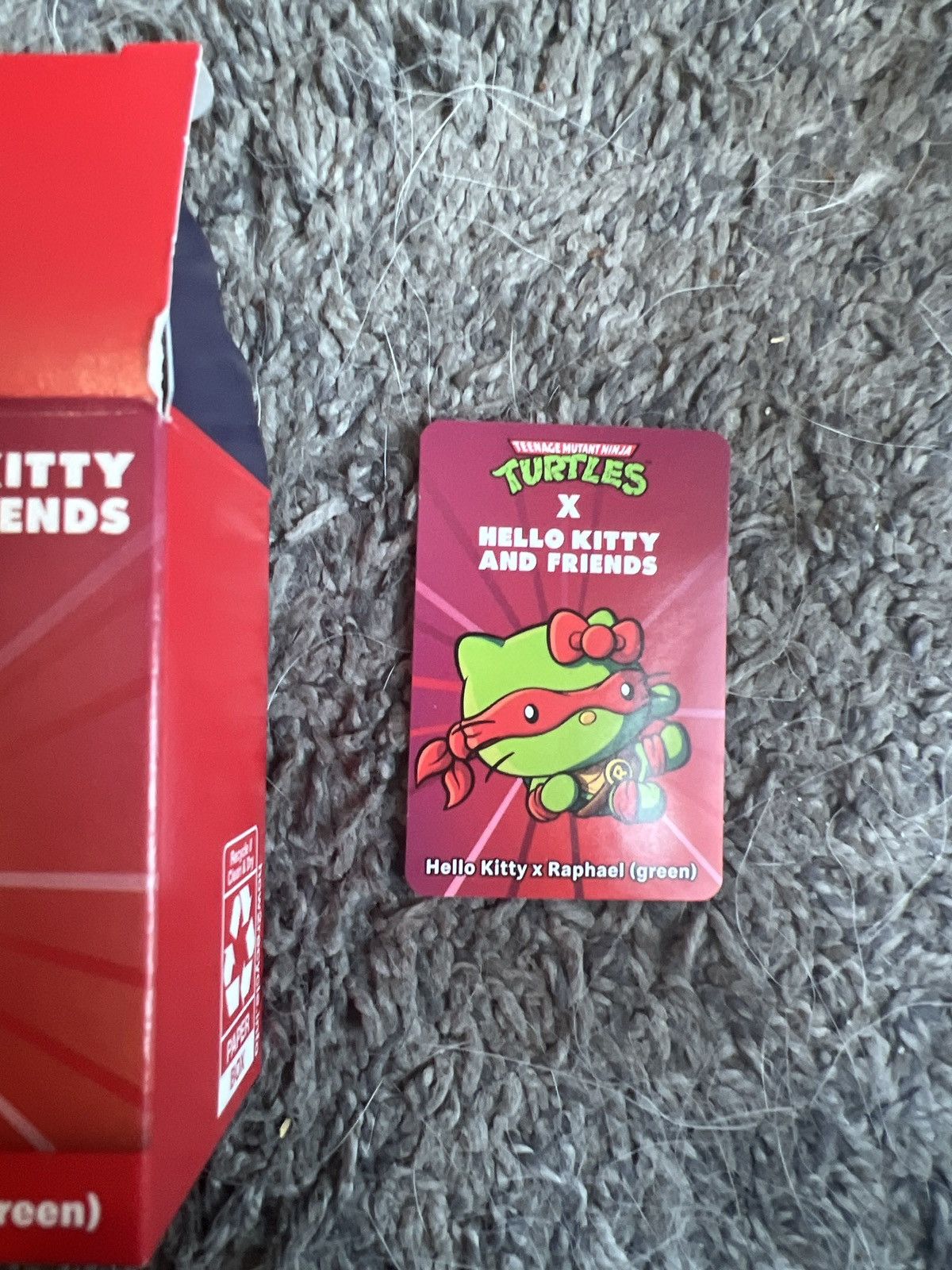 Nickelodeon TMNT X Hello Kitty And Friends Hello Kitty X Raphael (Green) Size ONE SIZE - 4 Thumbnail