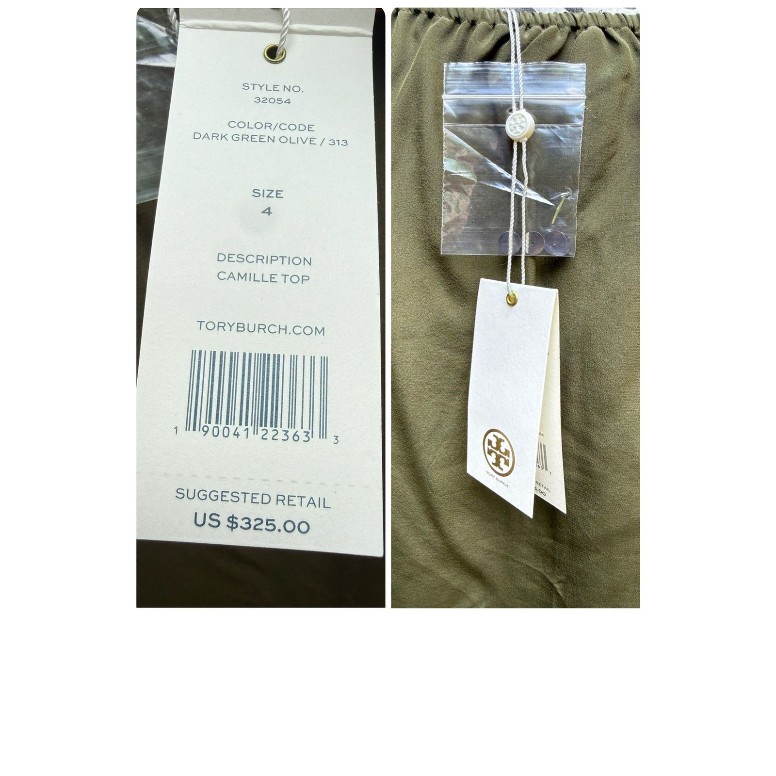 Tory Burch NWT $325 Tory Burch Silk Embroidered Blouse Sz 4 Minor Flaws Size S / US 4 / IT 40 - 6 Thumbnail