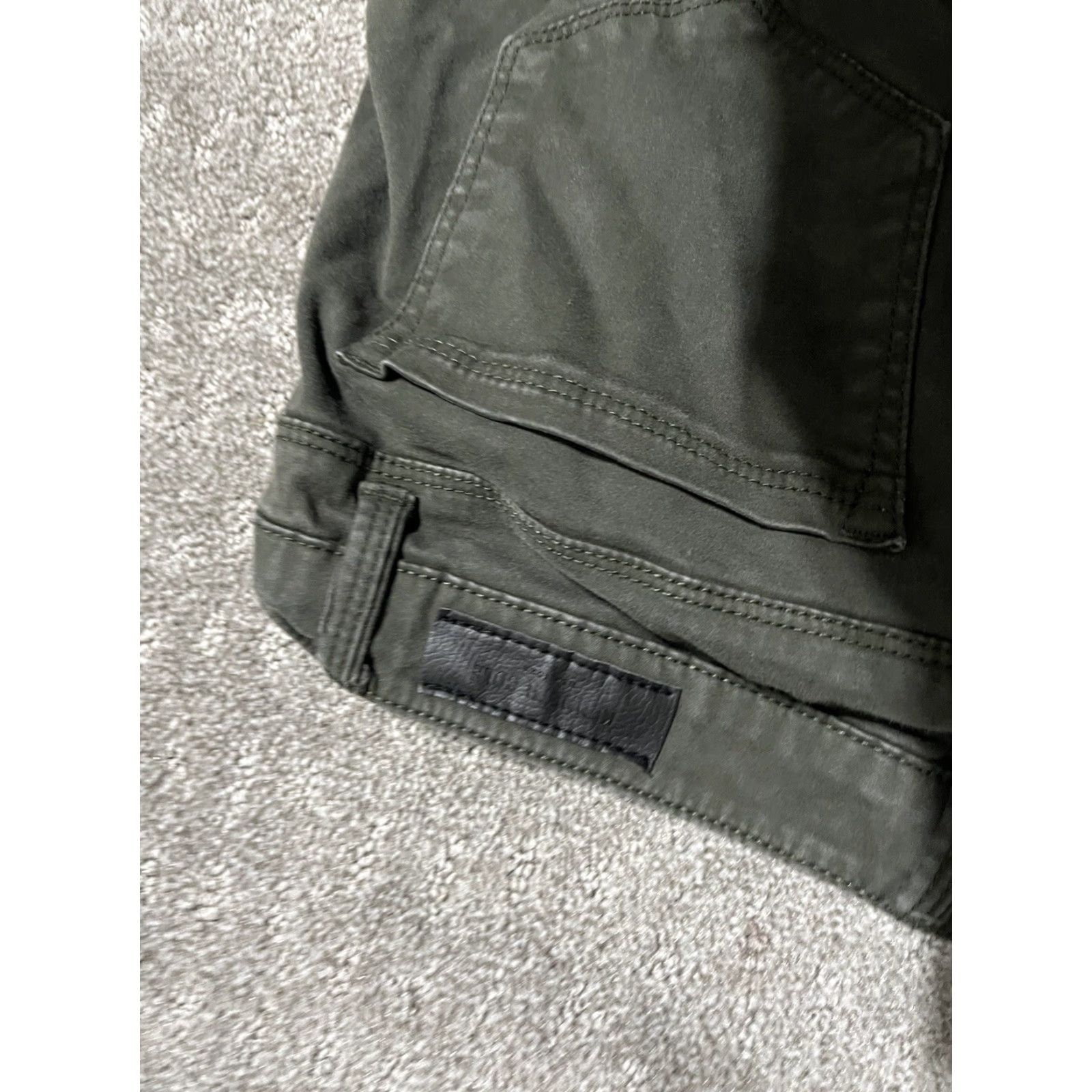 Kenneth Cole Kenneth Cole Skinny Jeans Womens Size 10 Mid Rise Stretch Green Size 32" / US 10 / IT 46 - 5 Thumbnail