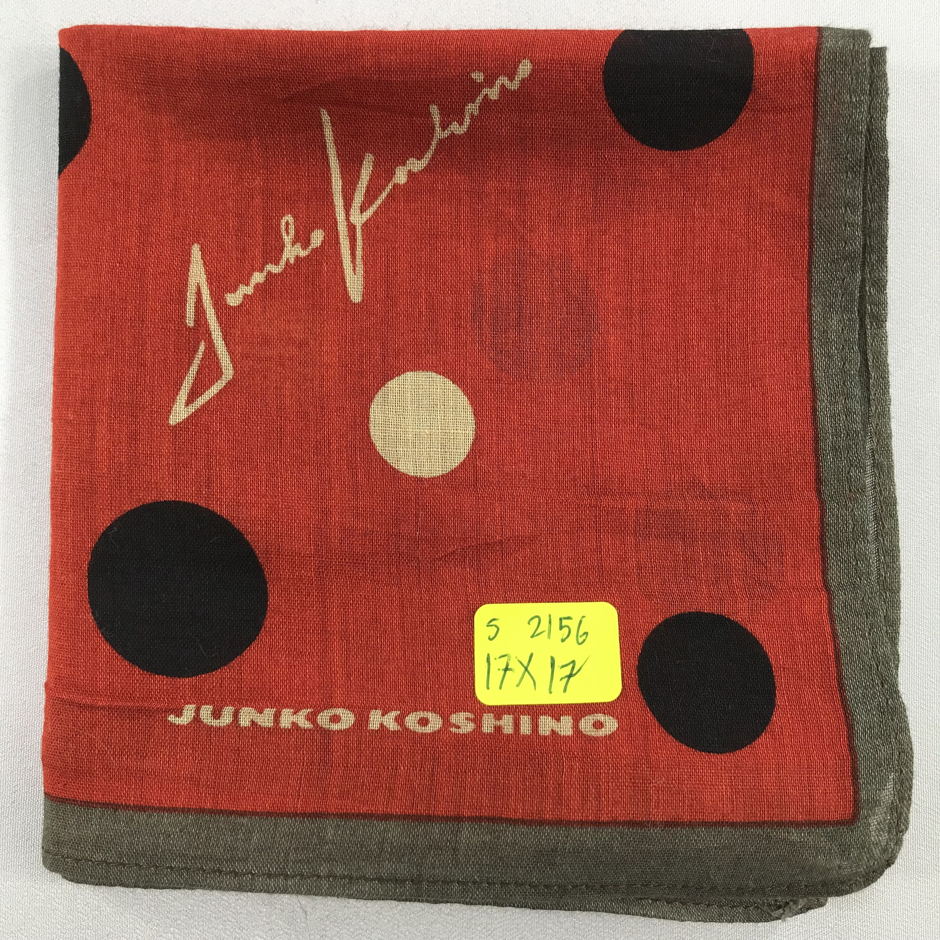 Mr. Junko × Vintage Junko Koshino Bandana / Handkerchief / Neckerchief - S2156 Size ONE SIZE - 5 Thumbnail
