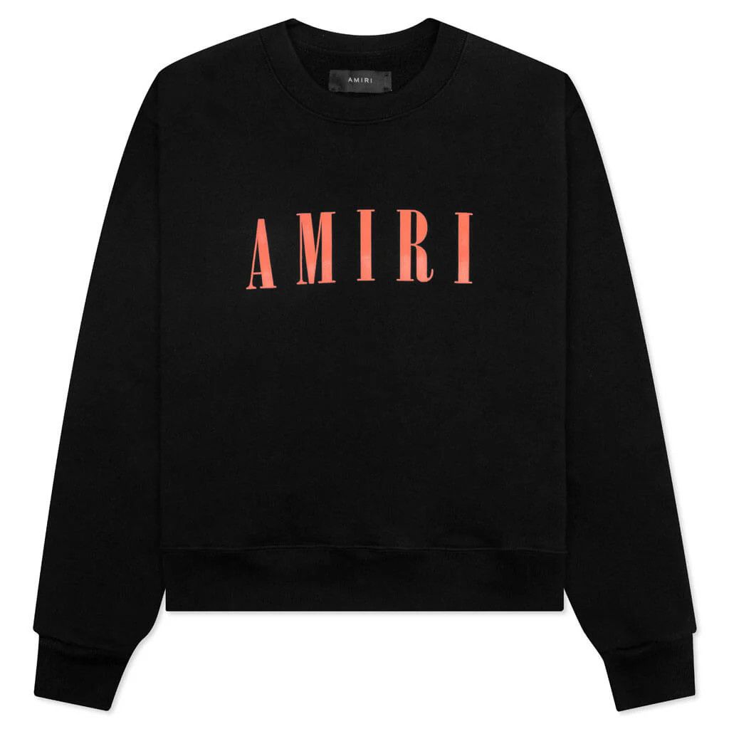 Amiri o1gr1nt1124 Core Logo Crewneck Sweatshirt in Black/Red Size US XL / EU 56 / 4 - 1 Thumbnail