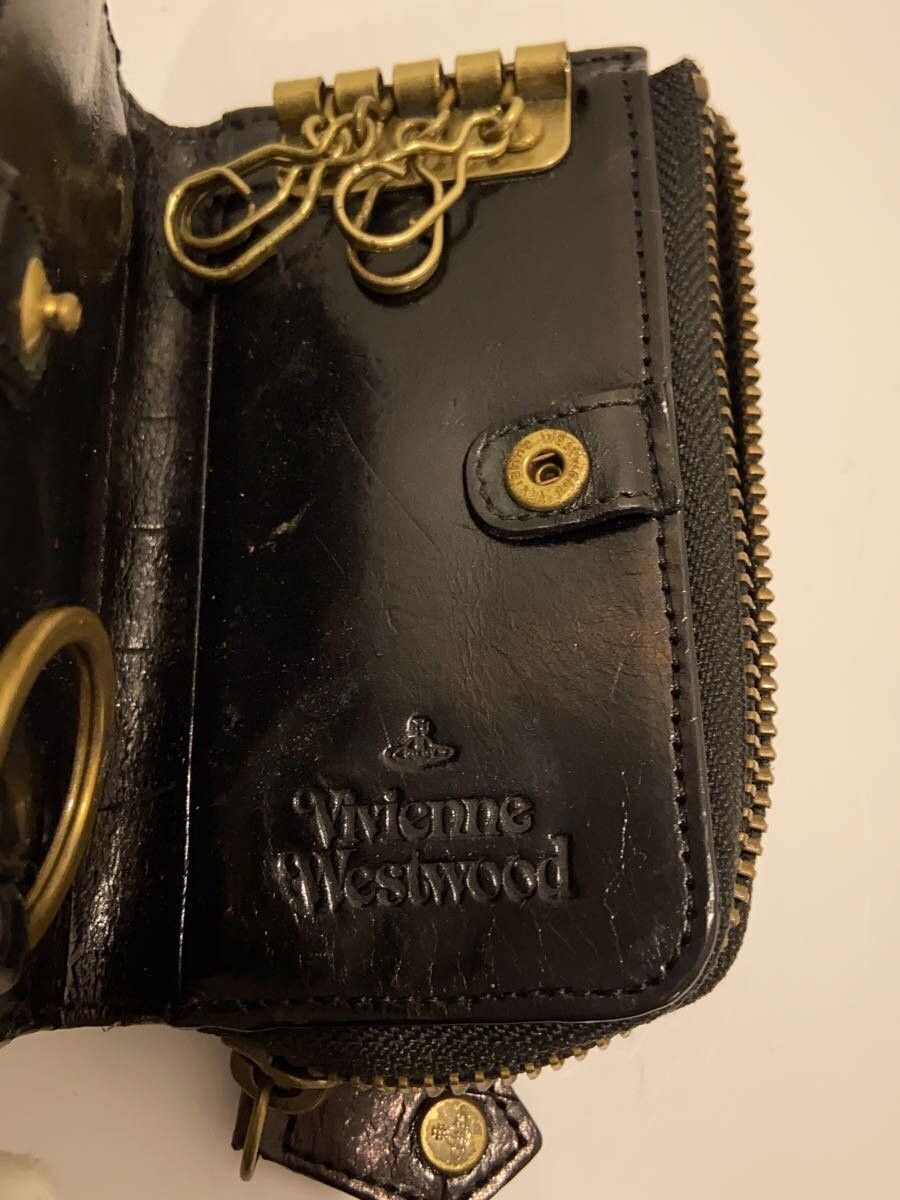 Vivienne Westwood Crocodile Embossed Leather Orb Wallet Size ONE SIZE - 4 Thumbnail