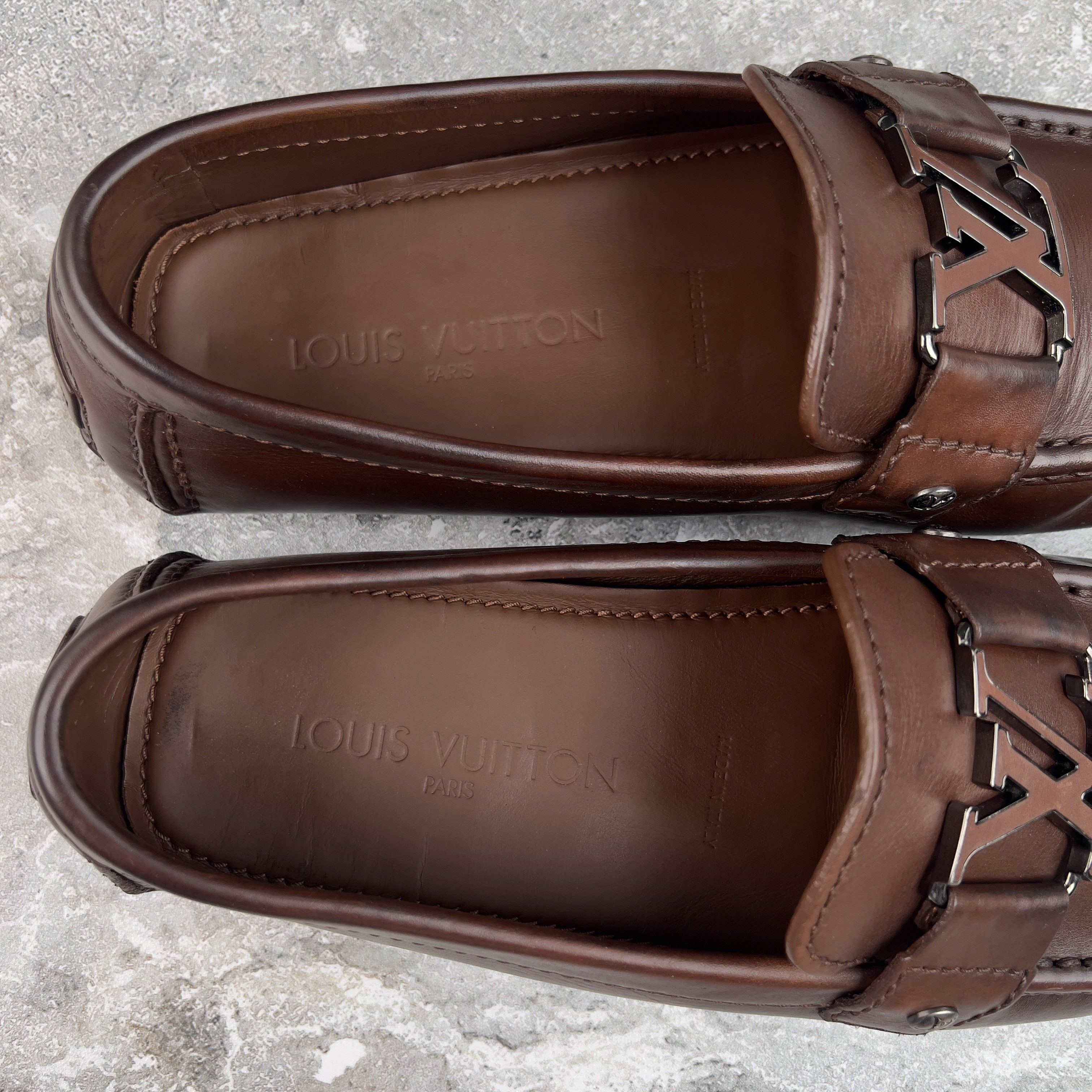 Louis Vuitton Monte Carlo Moccasins Patina Leather Size US 8.5 / EU 41-42 - 8 Thumbnail