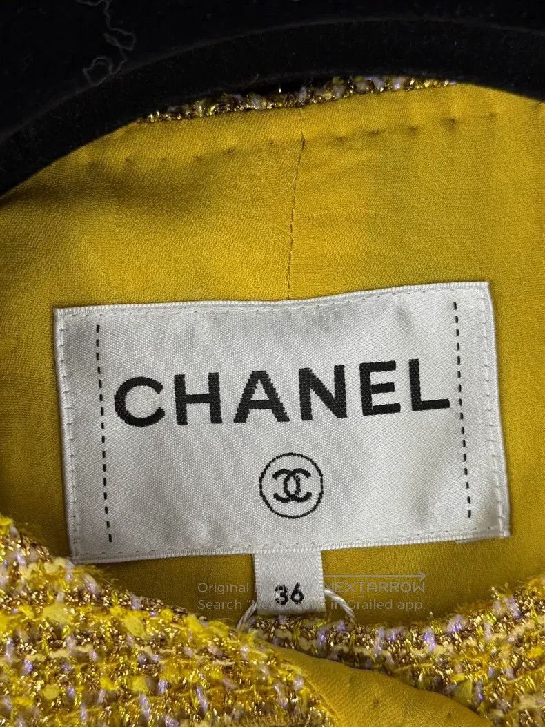 Chanel Chanel 23C gold tweed coat Size XS / US 0-2 / IT 36-38 - 4 Thumbnail