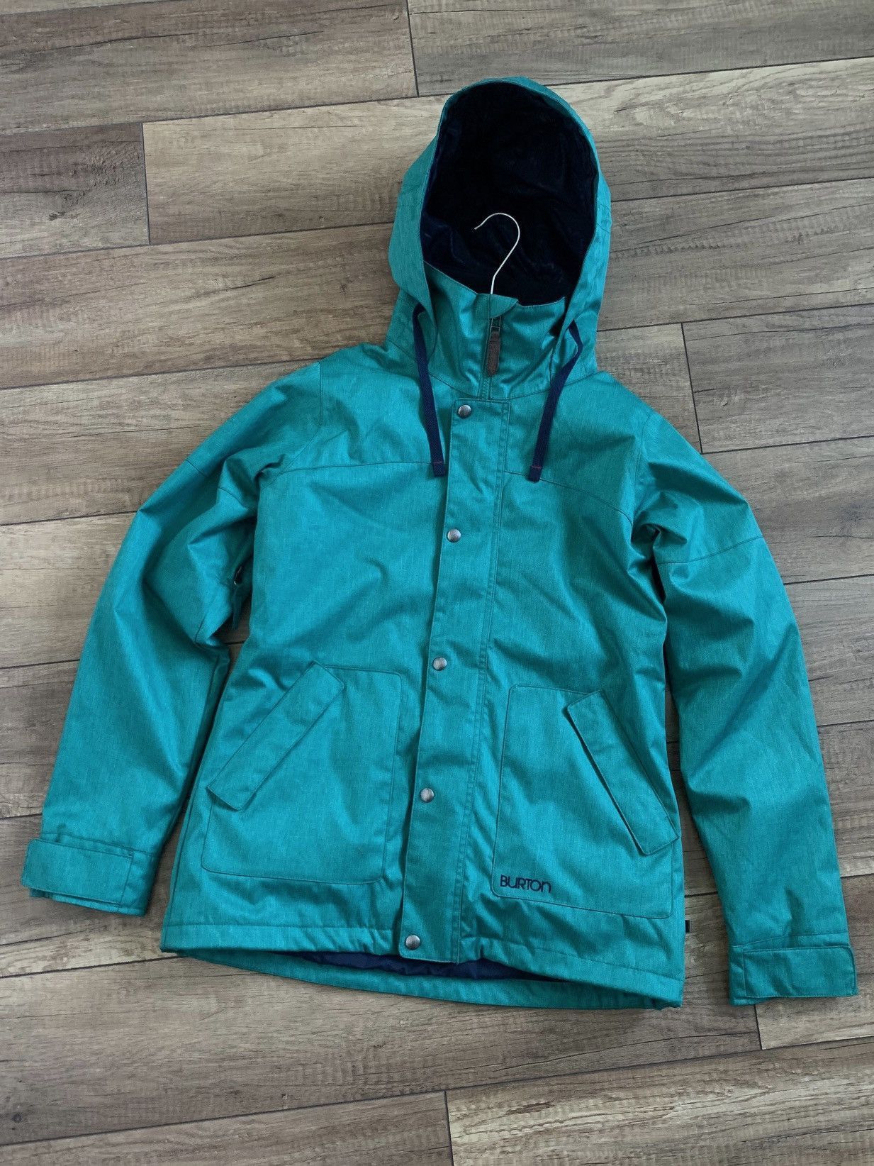 Burton Burton Dryride Womens Blue Hooded Snowboarding Ski Jacket Size M / US 6-8 / IT 42-44 - 1 Thumbnail