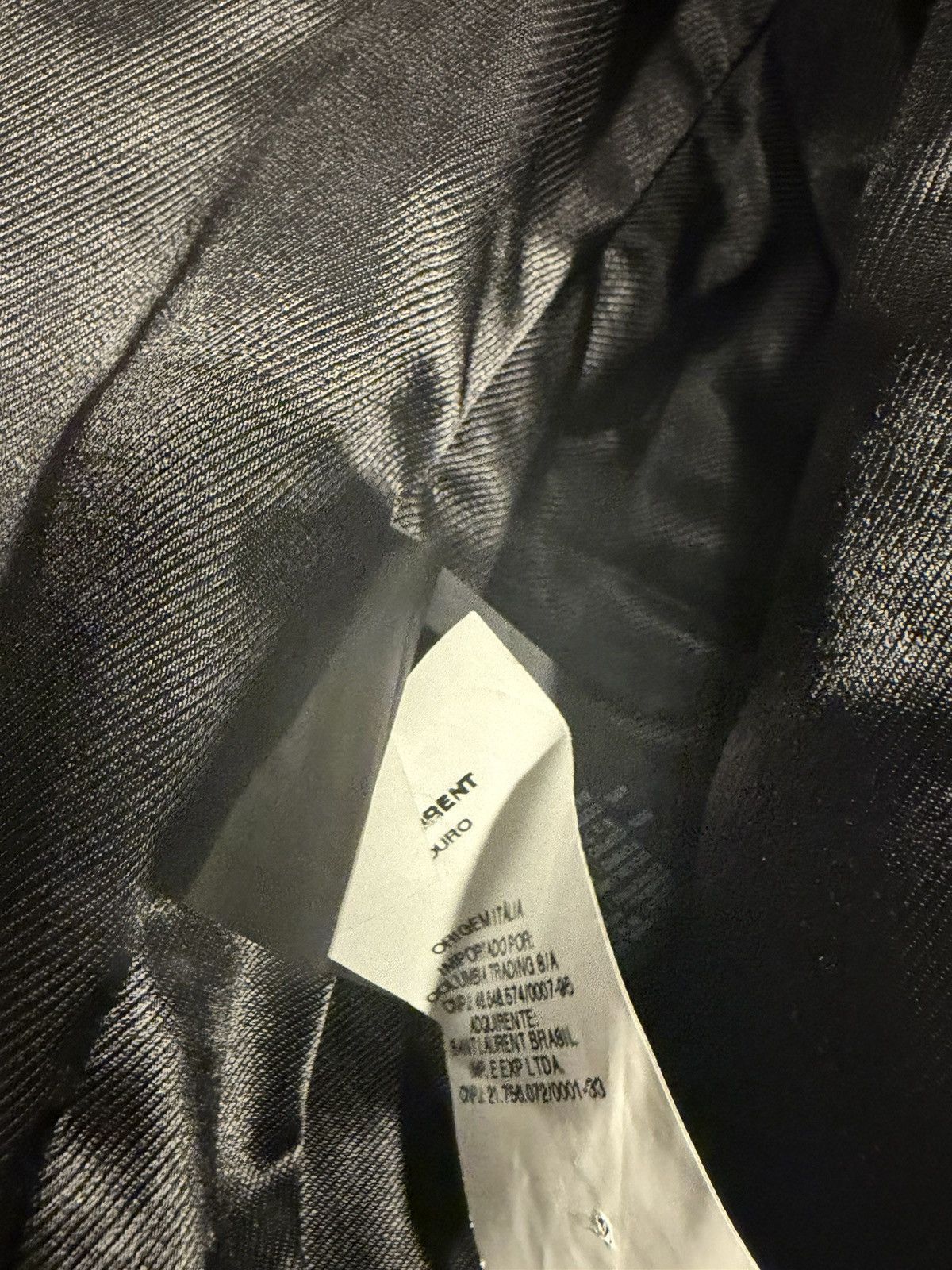 Saint Laurent Paris Saint Laurent Hedi Slimane leather jacket. 56/XL. Size US XL / EU 56 / 4 - 13 Thumbnail