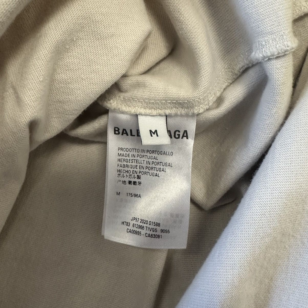 Balenciaga BALENCIAGA MEN’S COTTON LOGO PRINT SHIRT Size Medium Size US M / EU 48-50 / 2 - 5 Thumbnail