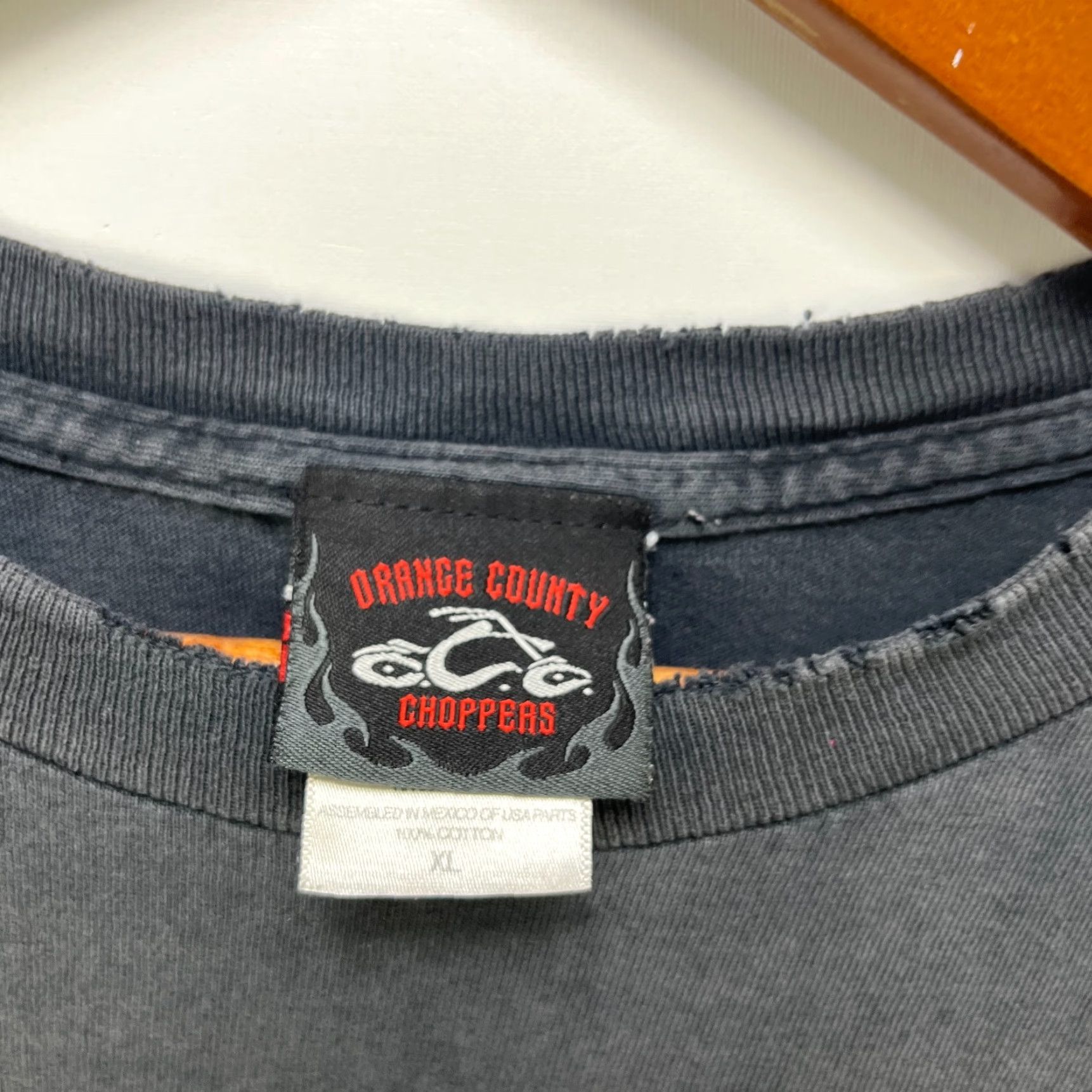 Vintage VINTAGE Orange County City Choppers Sleeveless Sun Faded T-Shirt Motorcycle XL Shirt Mens Size US XL / EU 56 / 4 - 4 Thumbnail