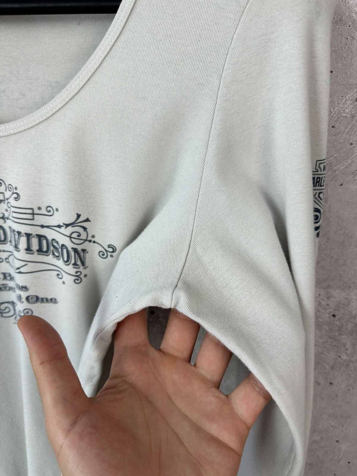 Vintage Vintage Harley Davidson Printed White Long Sleeve Size XL / US 12-14 / IT 48-50 - 9 Thumbnail