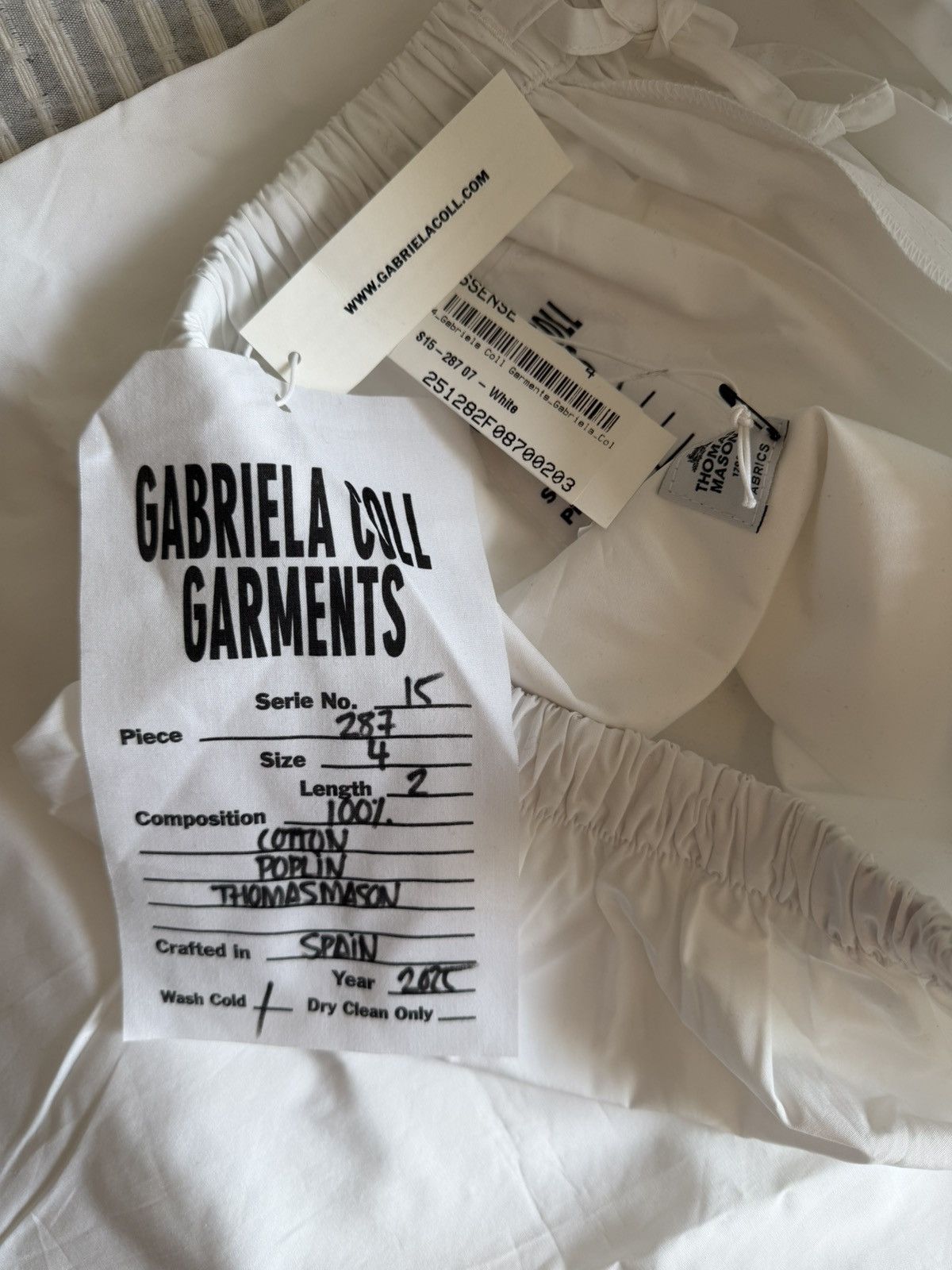 Gabriella Coll Garments Gabriela Coll Garments No. 287 White Pants size 4 (32) Size US 32 / EU 48 - 3 Thumbnail