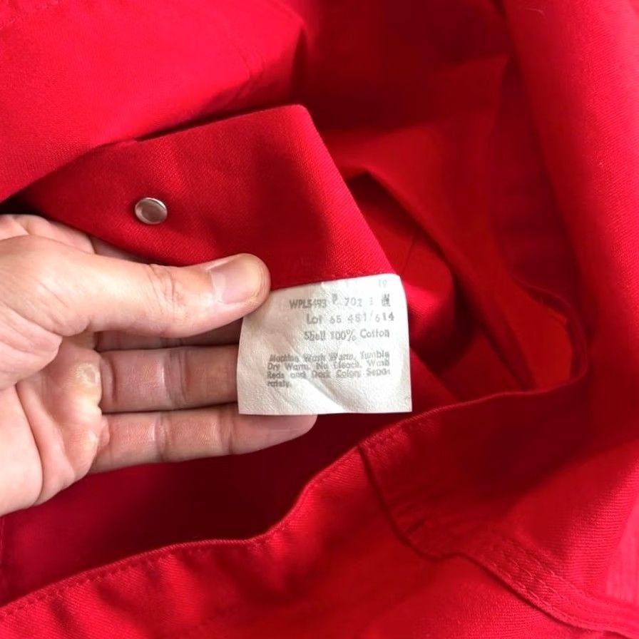 Vintage VINTAGE DeeCee Shirt Adult 16 Red Western Button Up Mens 70s Made In USA Size US L / EU 52-54 / 3 - 6 Thumbnail