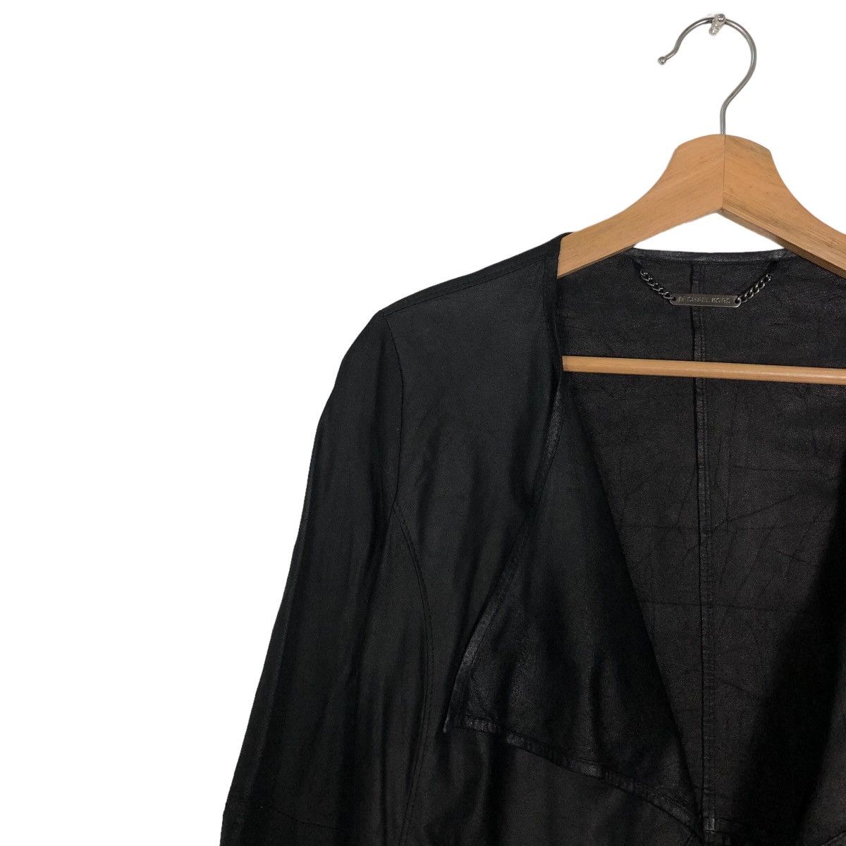 Michael Kors 🔥Cropped Soft Leather Jacket Bondage Design Size US M / EU 48-50 / 2 - 7 Thumbnail
