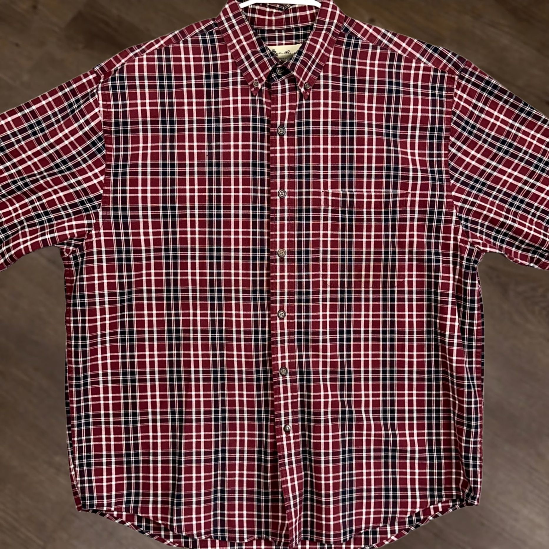 Eddie Bauer Eddie Bauer Shirt Button Down Mens Large Red Plaid Long Sleeve Regular Size US L / EU 52-54 / 3 - 1 Thumbnail