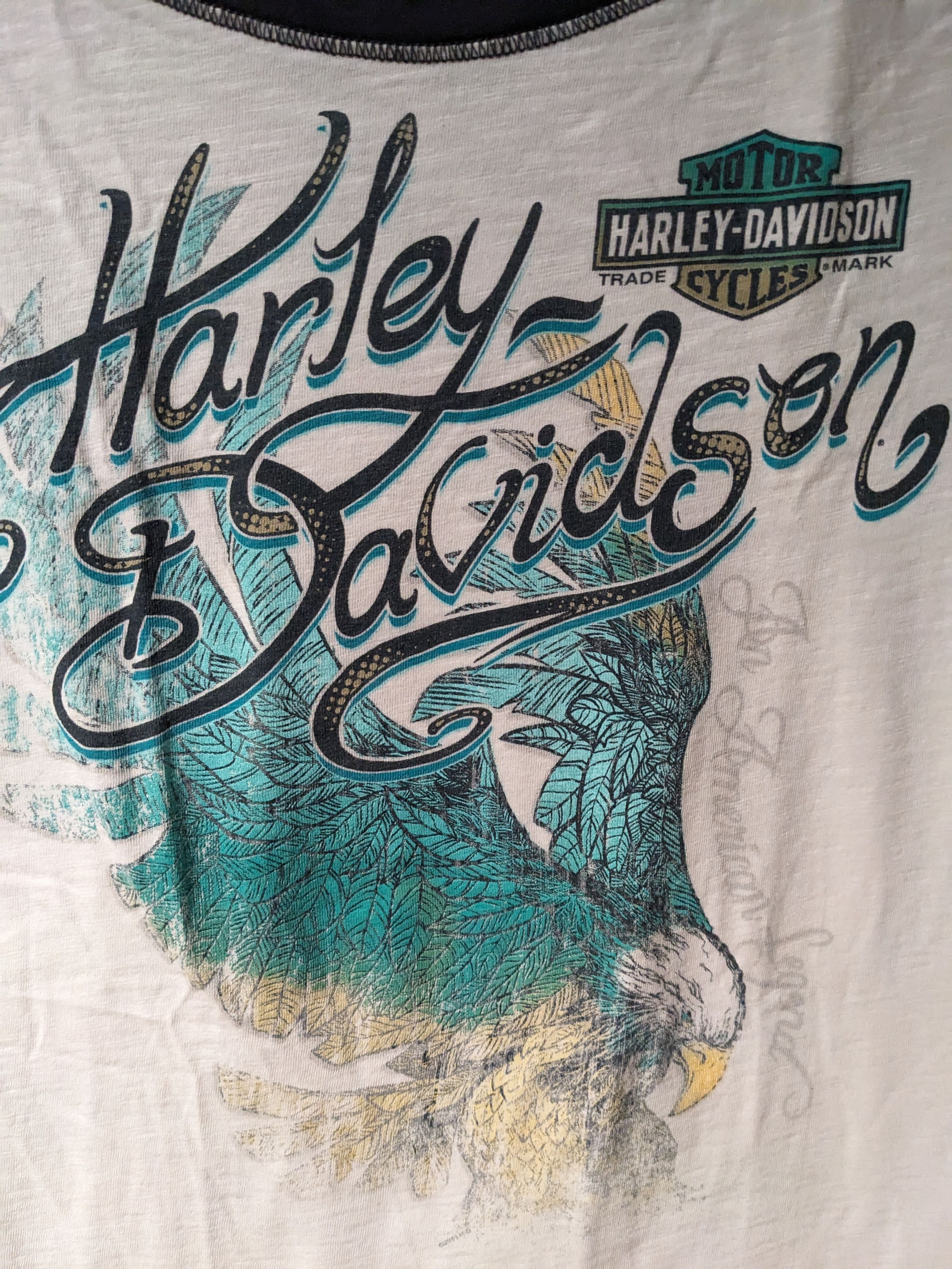 Harley Davidson × Vintage Vintage 2013 Harley Davidson Baseball Womans Medium T-Shirt Size M / US 6-8 / IT 42-44 - 2 Thumbnail