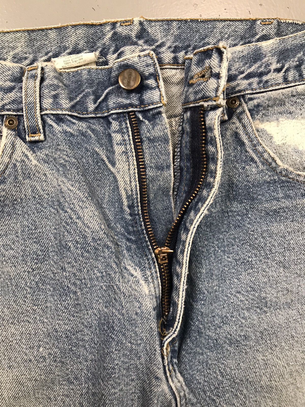 Carhartt 90s Vintage Carhartt B18 PRW distressed repaired denim Size US 34 / EU 50 - 12 Thumbnail