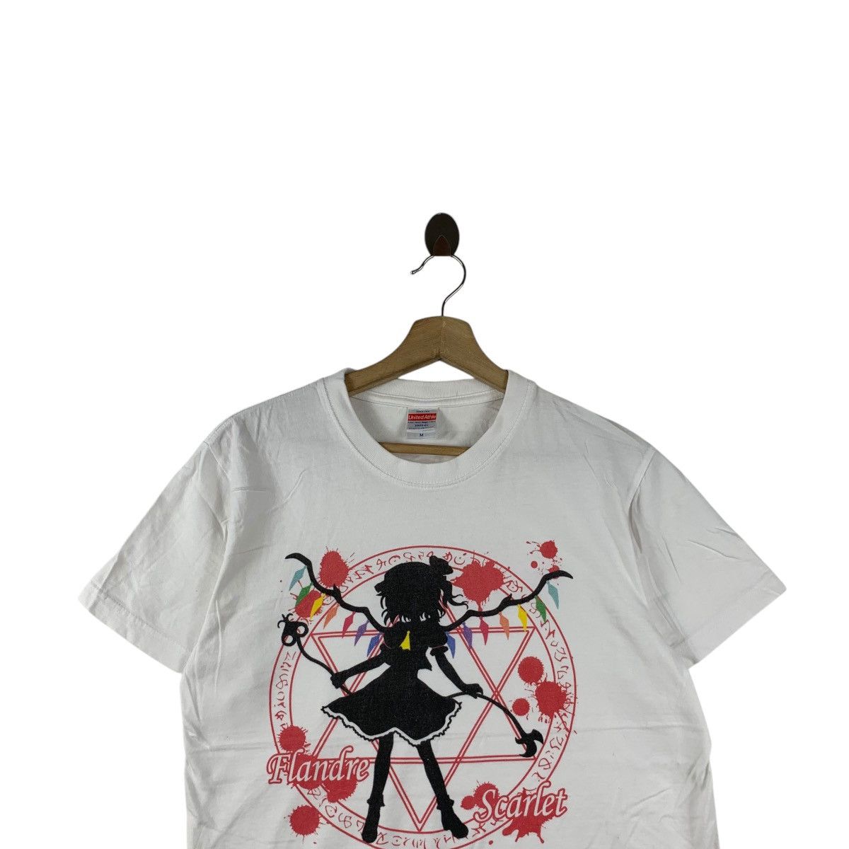 Vintage ANIME TOUHOU PROJECT Flandre Scarlet Devil Tee Shirt Top Size US M / EU 48-50 / 2 - 2 Thumbnail