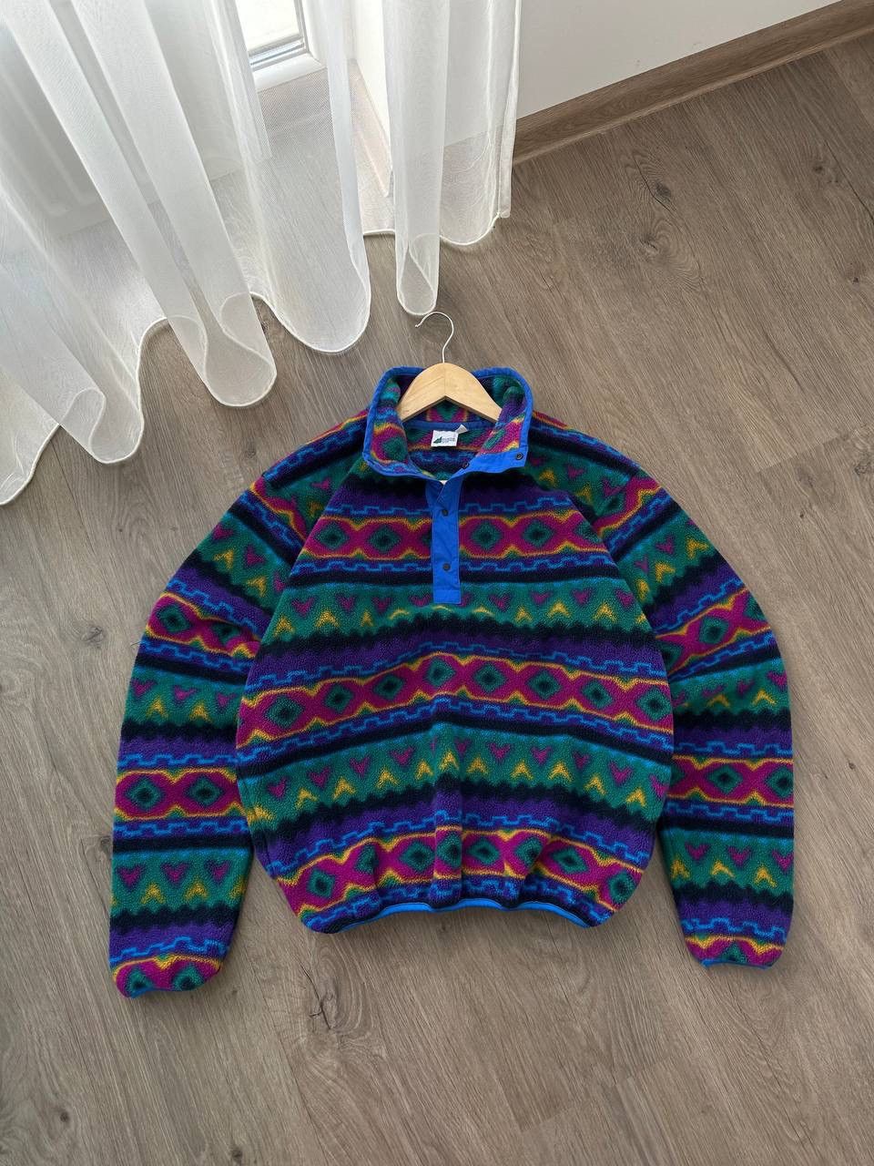 Japanese Brand × Vintage Vintage Mountain Outdoor Fleece Polartec Shinshilla Jacket Size US M / EU 48-50 / 2 - 2 Thumbnail