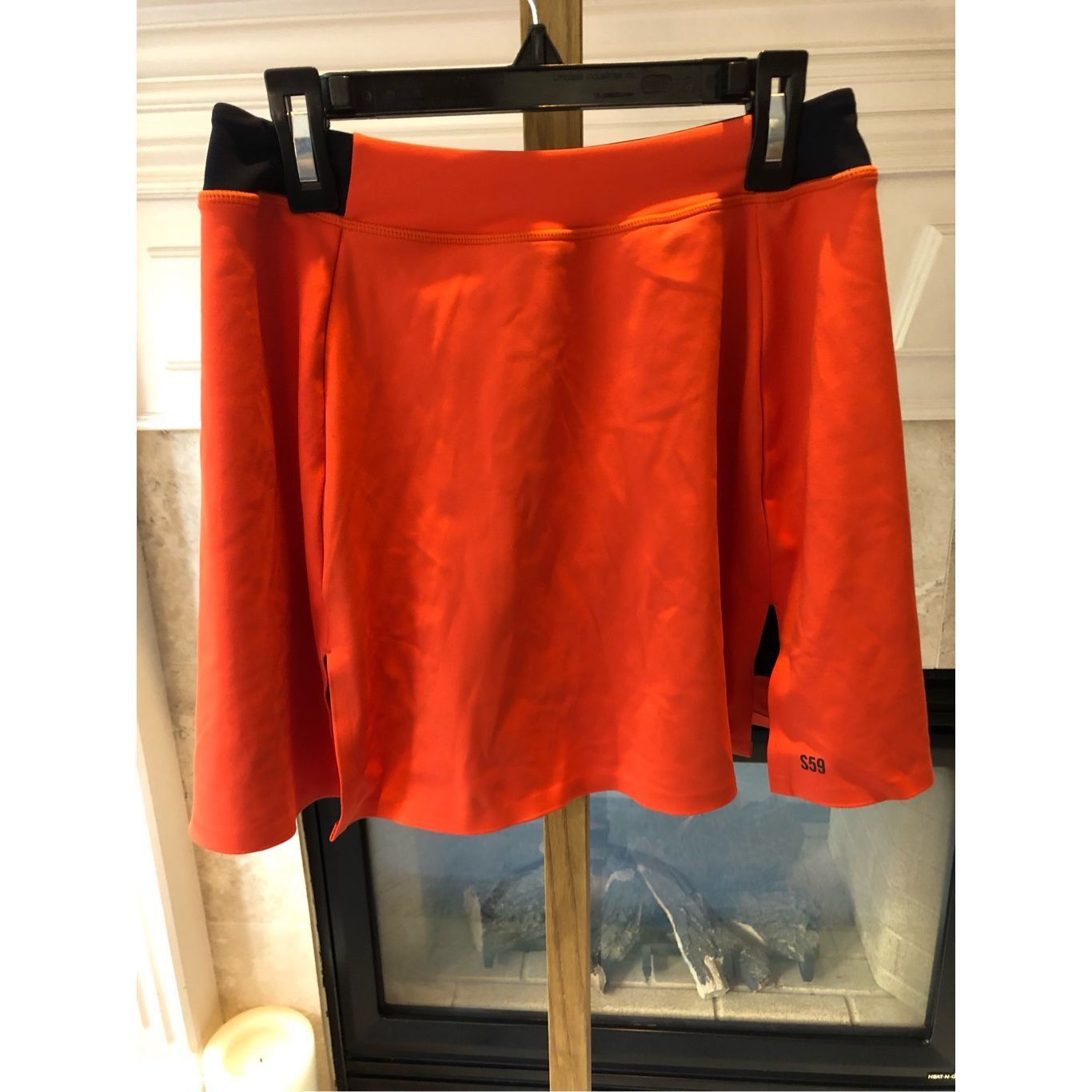 Splits59 Splits59 Women’s Orange and Navy Blue Short Skort Size M Size 30" / US 8 / IT 44 - 1 Thumbnail