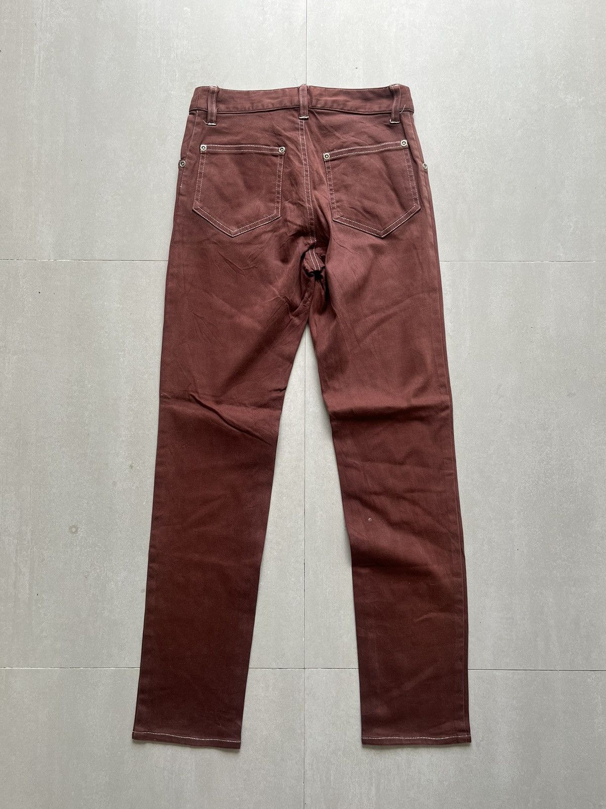 Hysteric Glamour Hysterics hysteric glamour soft burgundy pant Size US 26 / EU 42 - 7 Thumbnail
