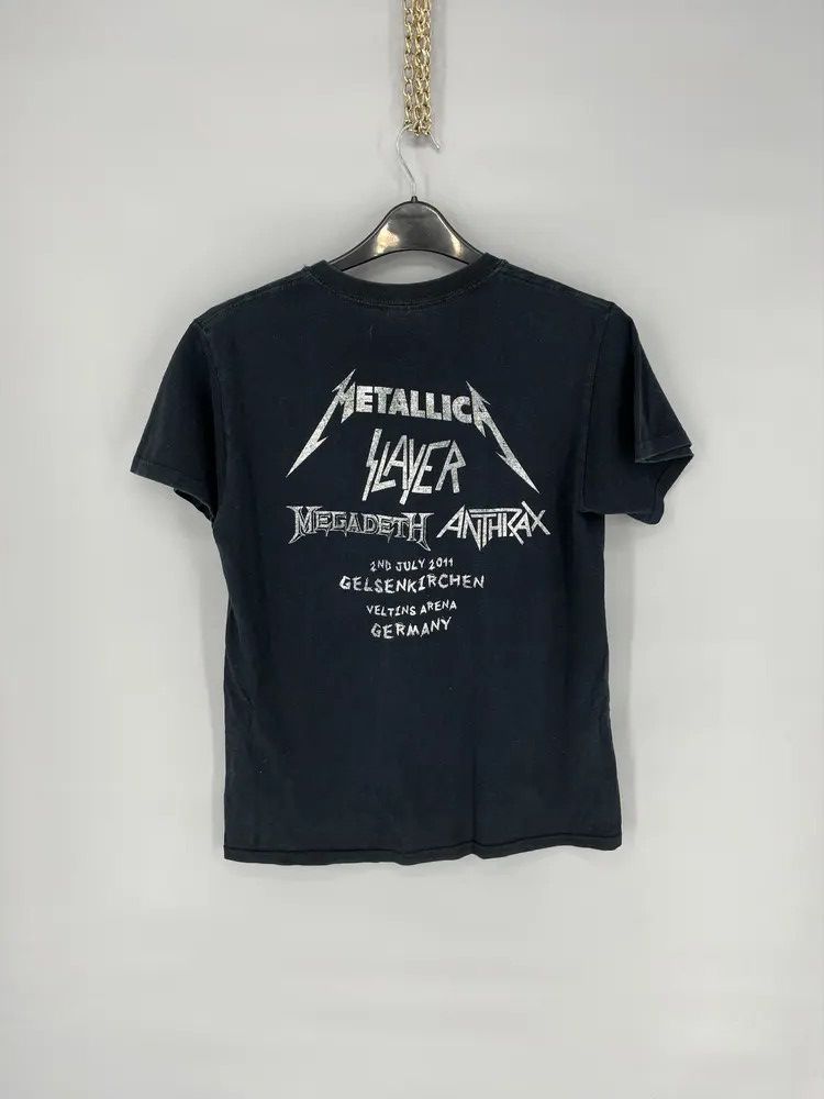 Band Tees Vintage Y2K The Big 4 Metallica Face Horror Band Rock Size US S / EU 44-46 / 1 - 11 Thumbnail
