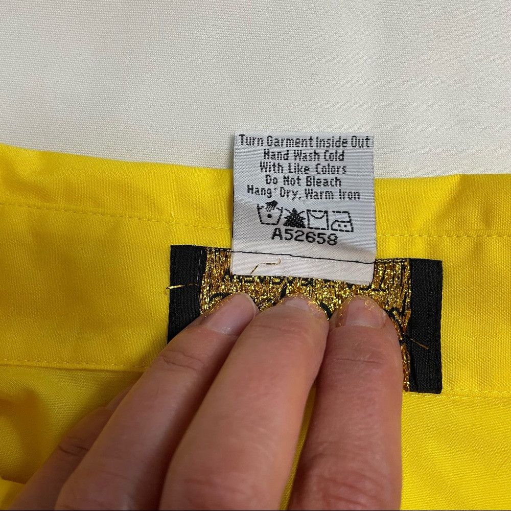 Bob Mackie New Vintage Bob Mackie Embroidered Yellow Blouse Size 2X Size XXL / US 16-18 / IT 52-54 - 6 Thumbnail