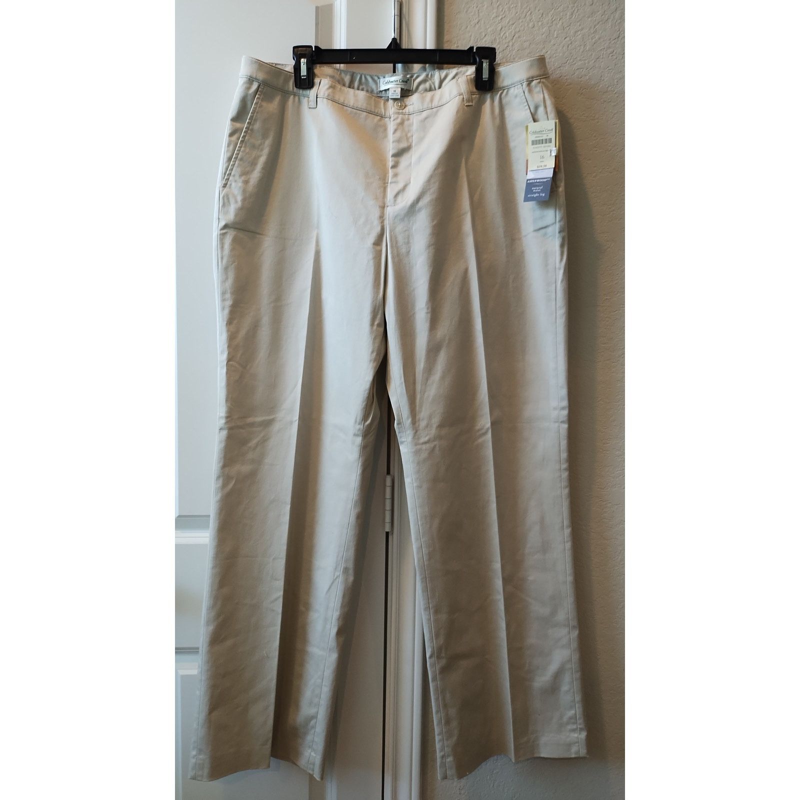 Coldwater Creek Coldwater Creek Women Dress Pants Sz 16 Straight Leg NWT Size 38" / US 16 / IT 52 - 1 Thumbnail