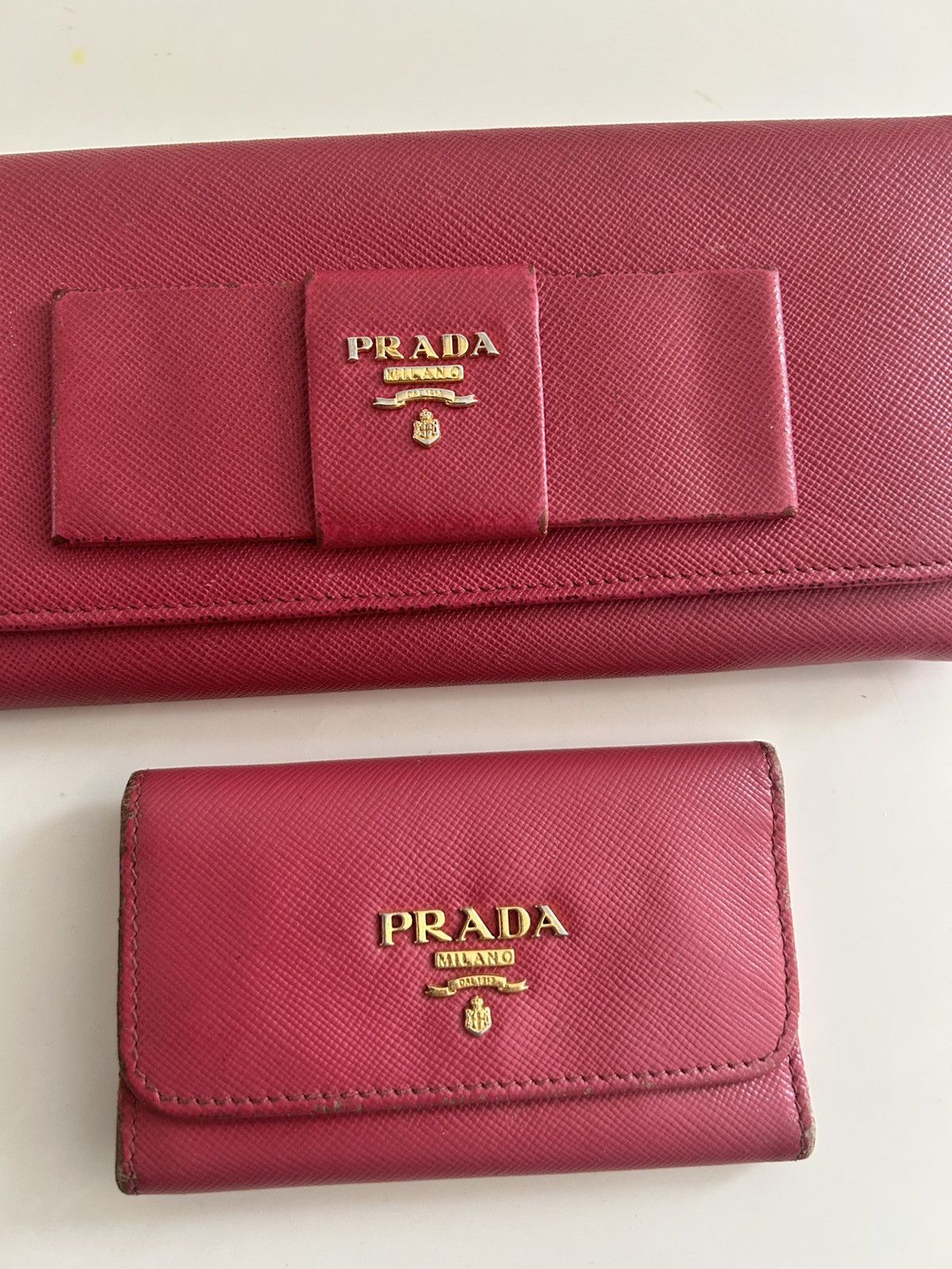 Prada Bow Wallet and Key Holder Set Size ONE SIZE - 2 Thumbnail