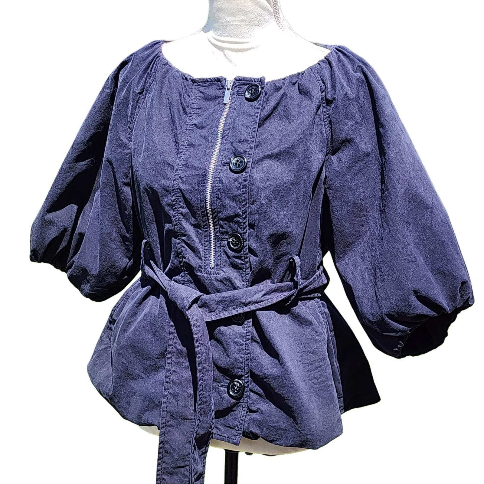 Bcbgmaxazria BCBGMaxazria. Navy Blue Y2K Blazer/Jacket. M Size M / US 6-8 / IT 42-44 - 1 Thumbnail