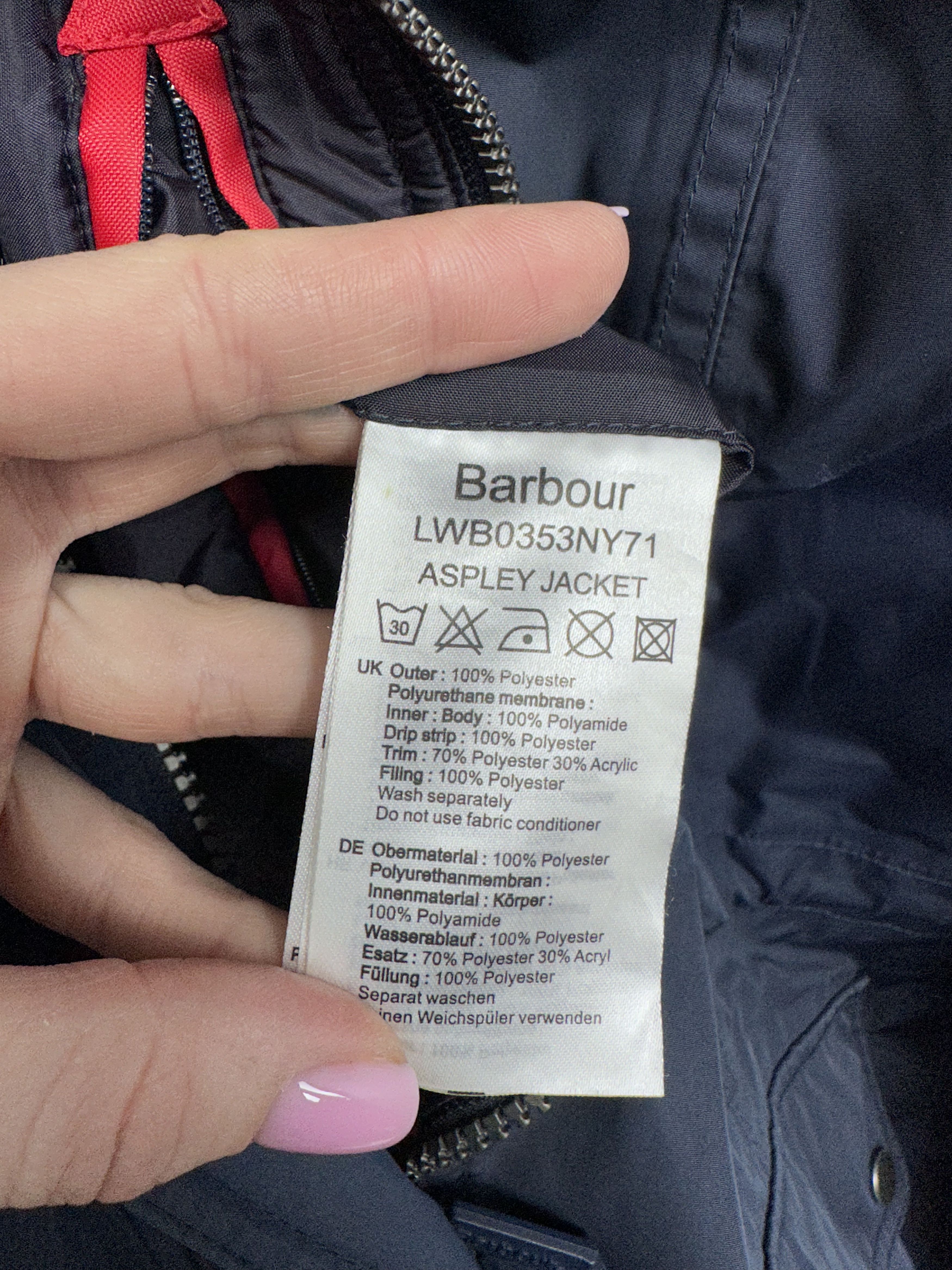 Barbour Barbour Womens Aspley Jacket Size XL / US 12-14 / IT 48-50 - 7 Thumbnail
