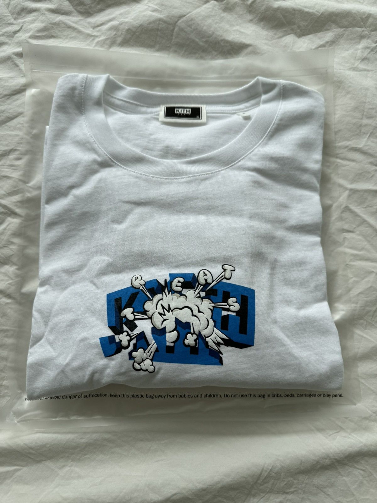 トップス KITH Treats KABOOM Tee XL Kith Kith Treats Kaboom Tee White (Size US XL) | Grailed