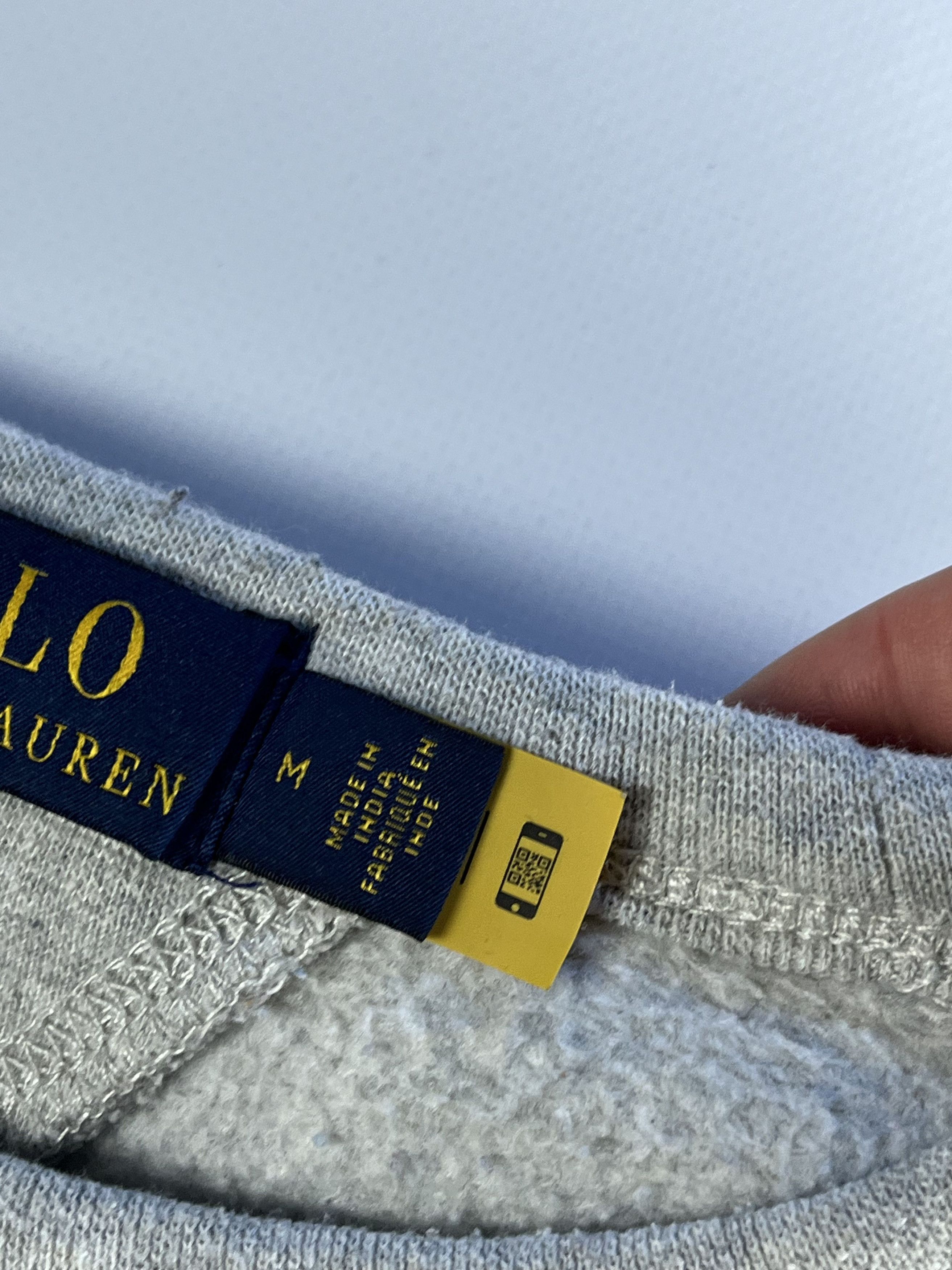 Polo Ralph Lauren × Ralph Lauren Polo Ralph Lauren Basic Grey Sweatshirt Size US M / EU 48-50 / 2 - 4 Thumbnail